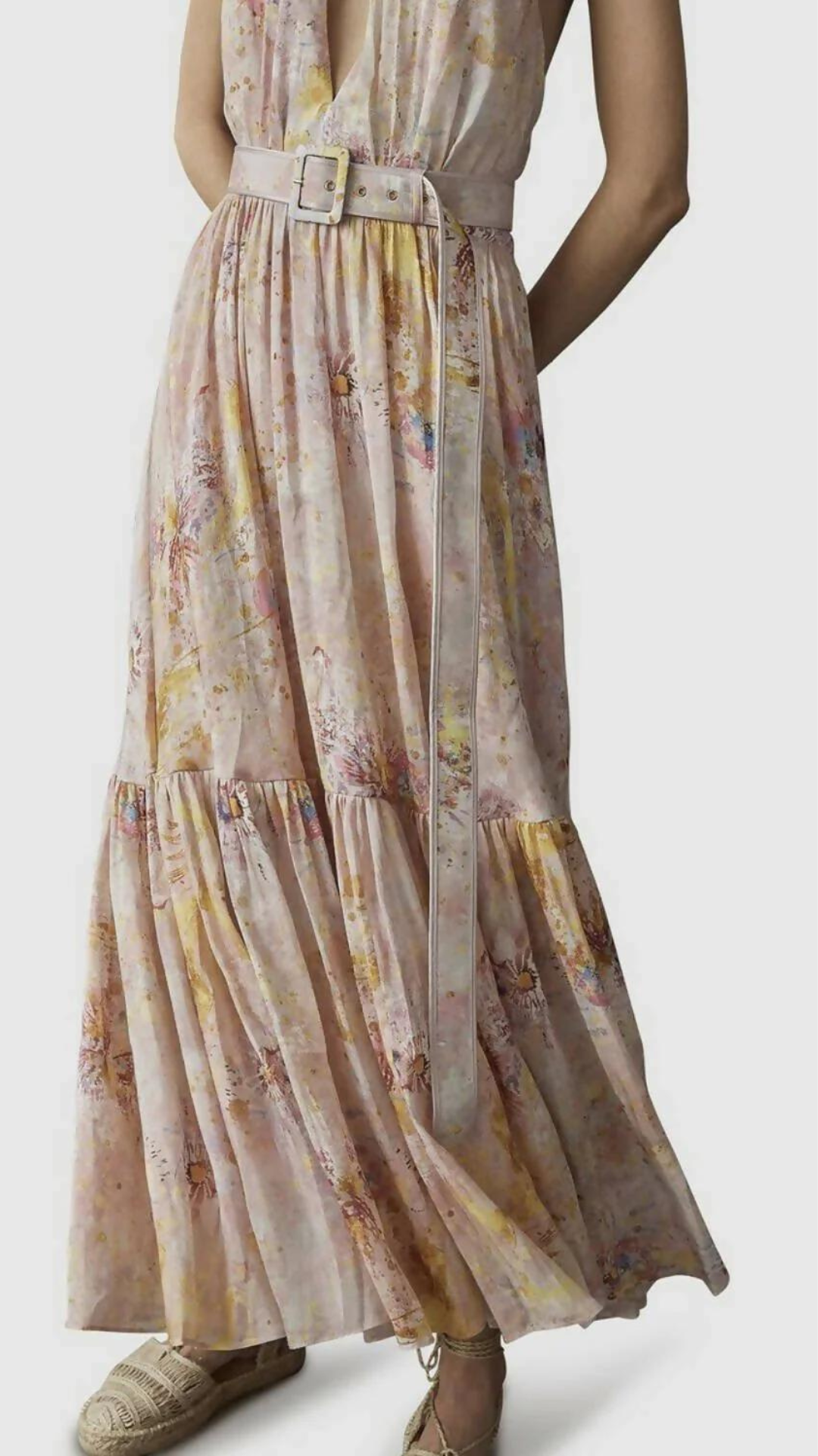 Leo Lin - Adoration Silk Linen Dress - Pink