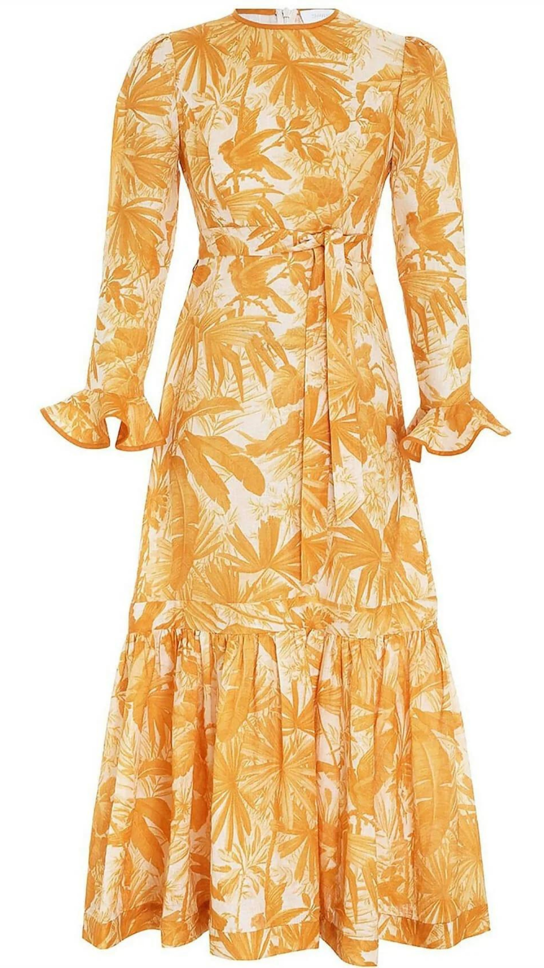 Zimmermann - Mae Frill Midi Dress