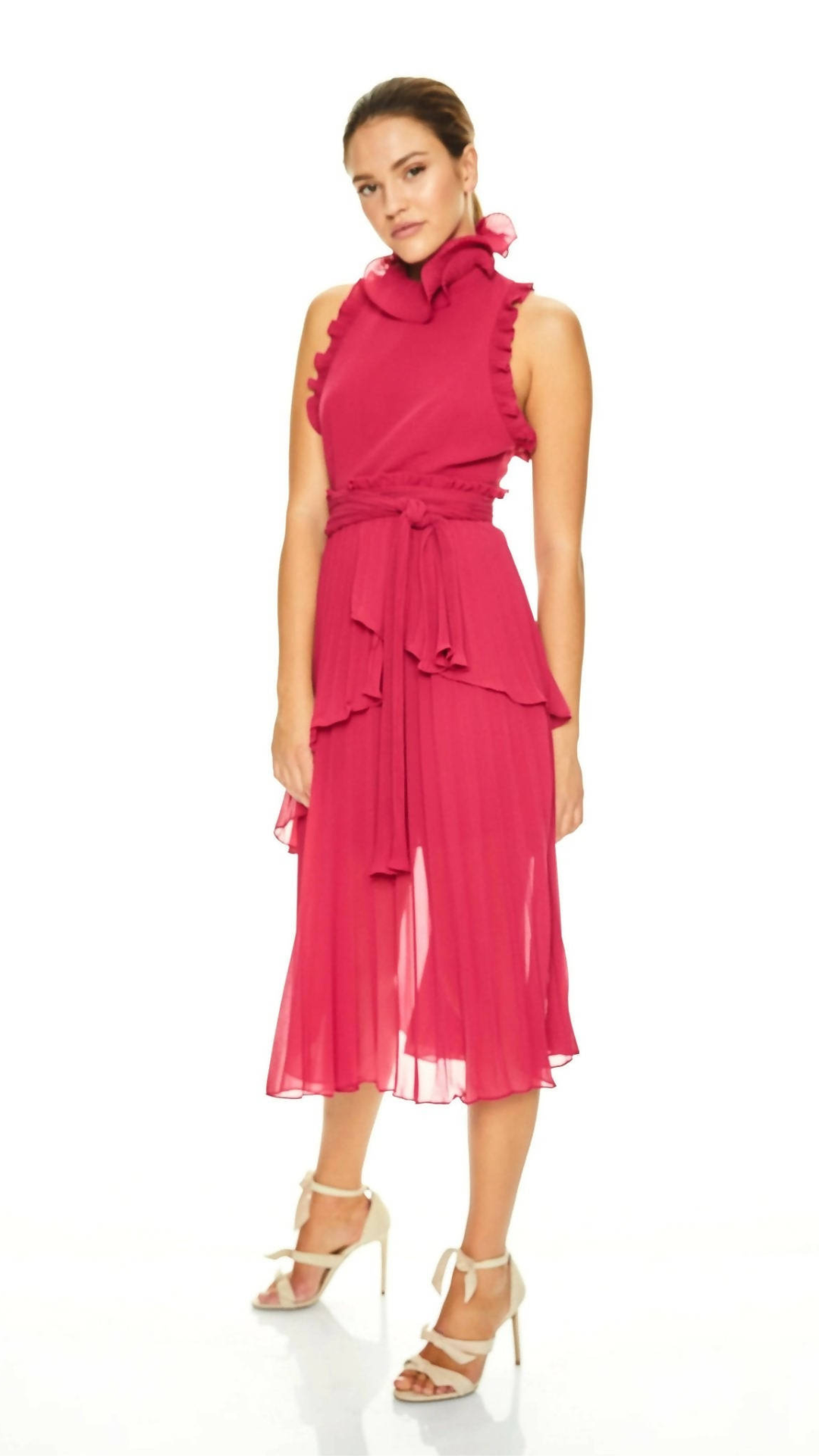 Talulah - Jodi Midi Dress - Raspberry