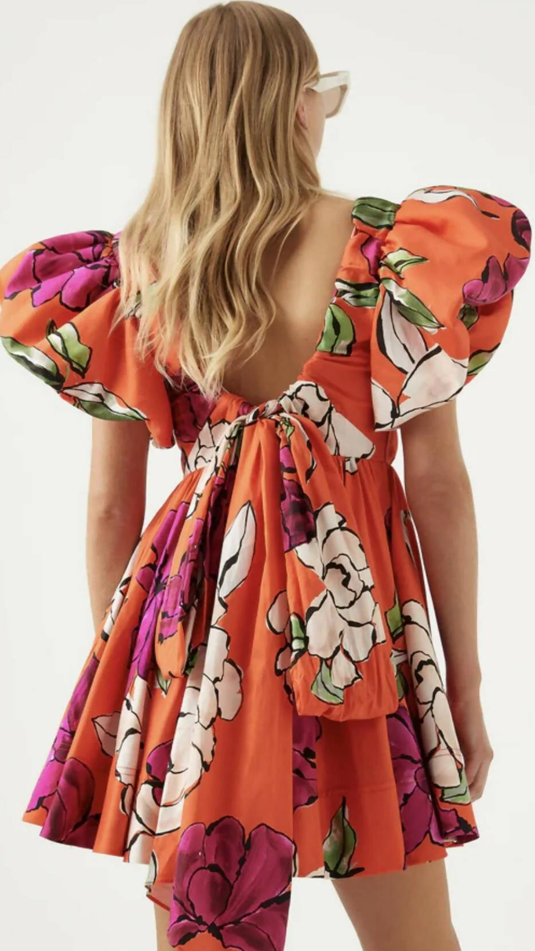 Aje - Gretta Bow Back Mini Dress