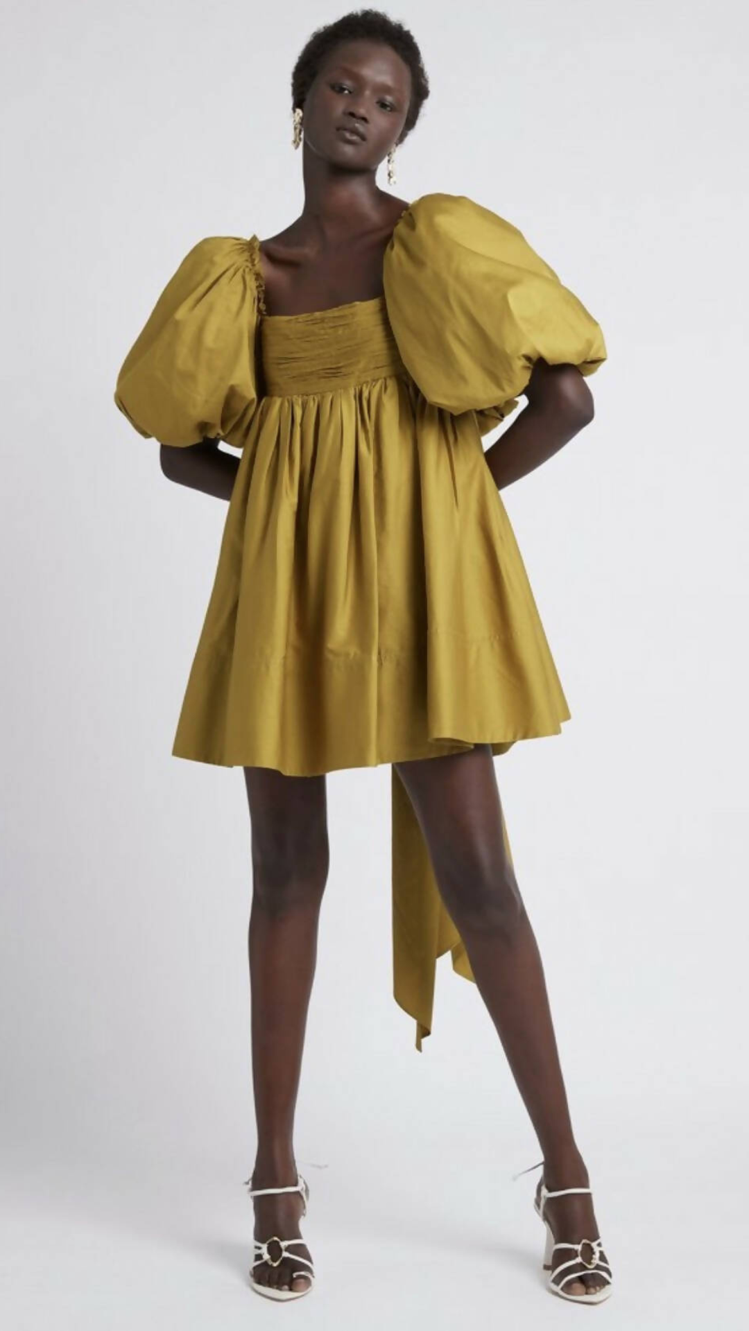 Aje - Casabianca Puff Sleeve Mini Dress