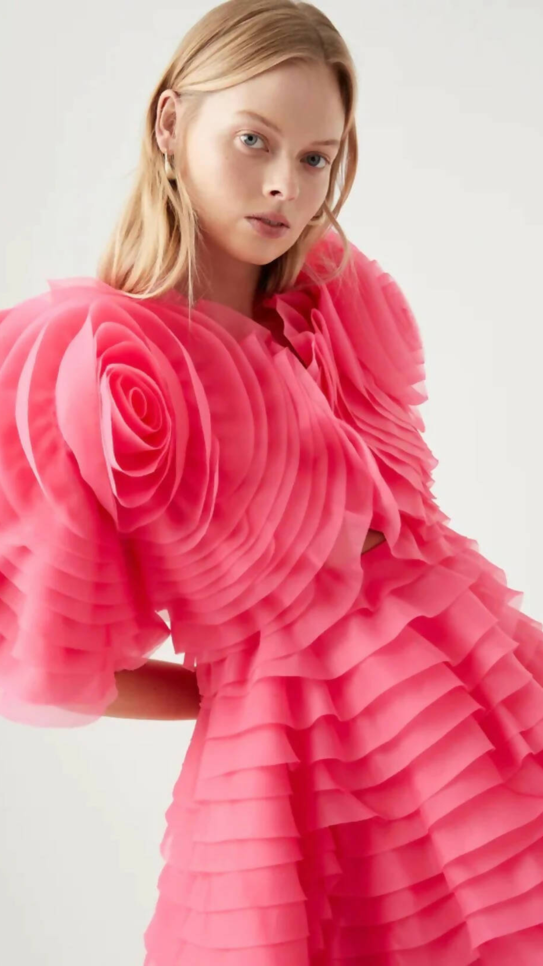 Aje - Amour Ruffle Mini Dress