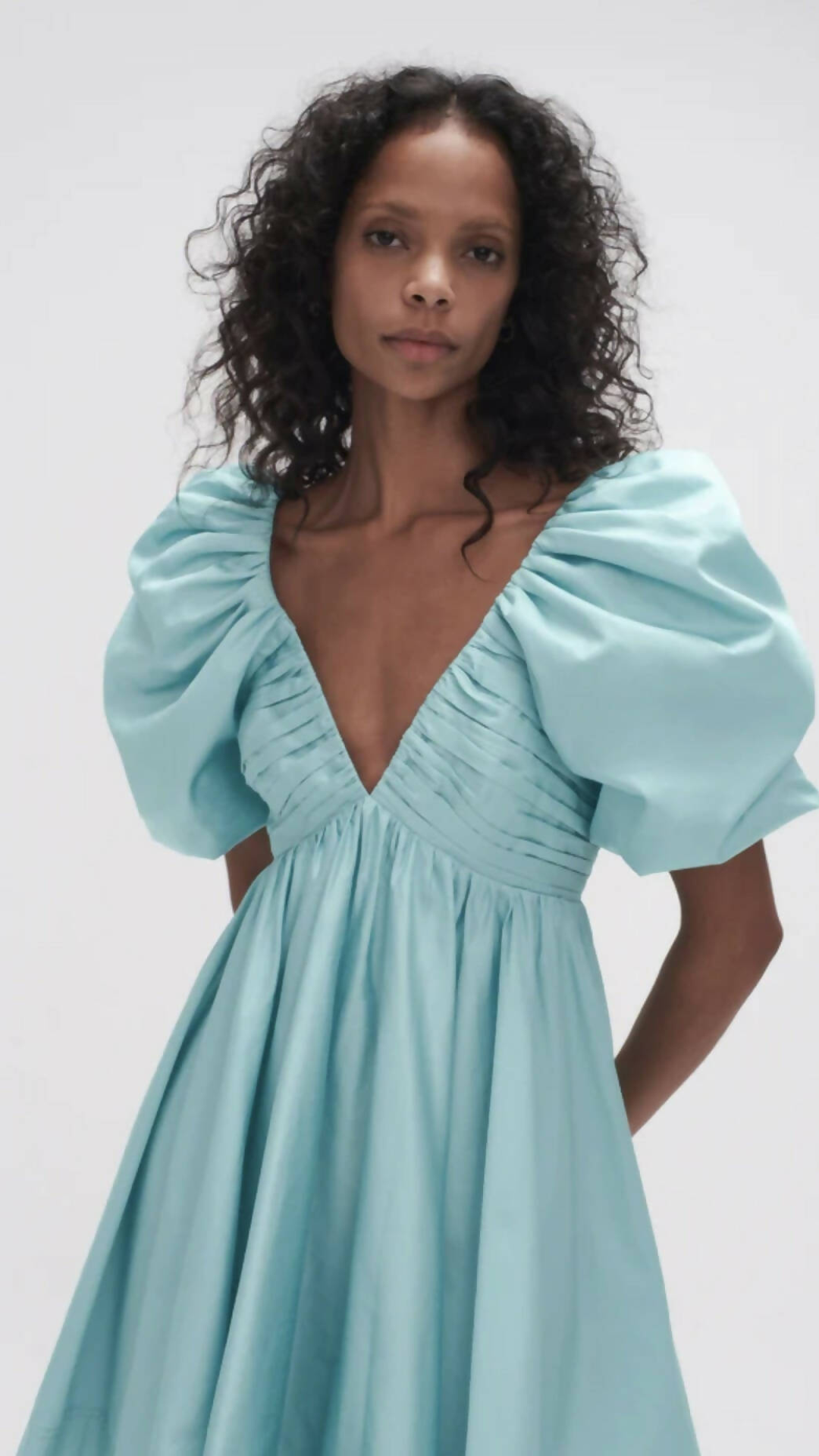 Aje - Gabrielle Plunge Mini Dress