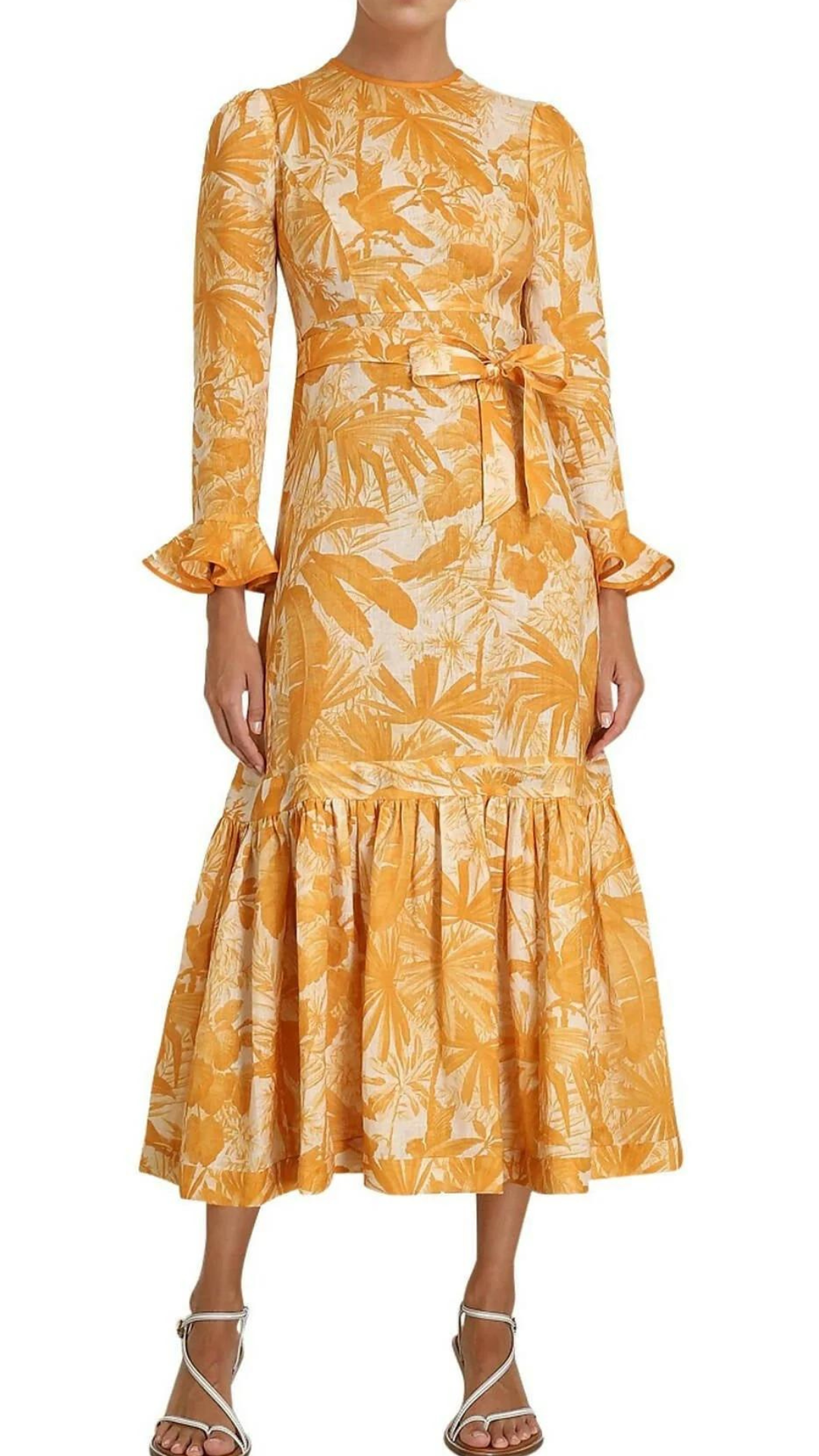 Zimmermann - Mae Frill Midi Dress