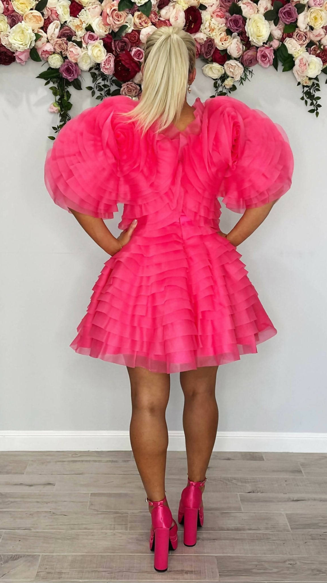 Aje - Amour Ruffle Mini Dress