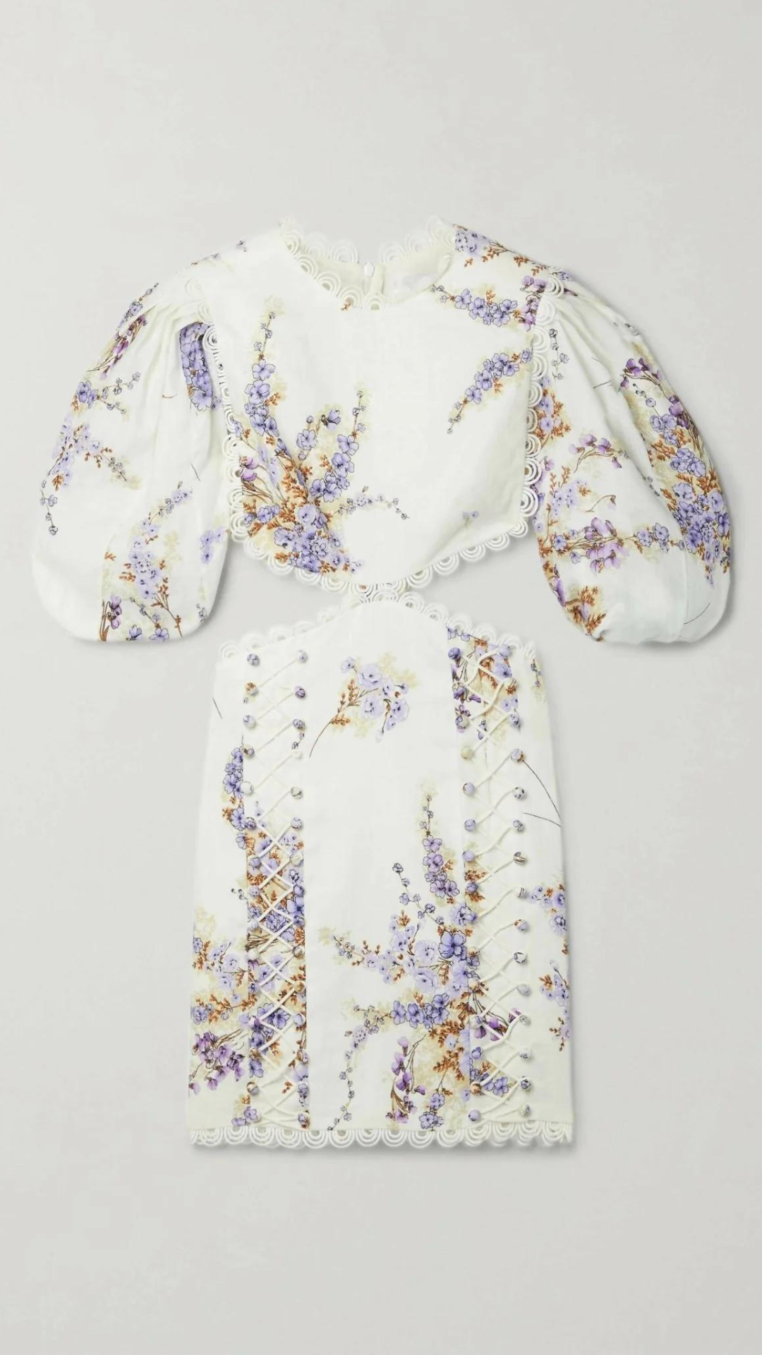 Zimmermann - Jude Cut Out Mini Dress