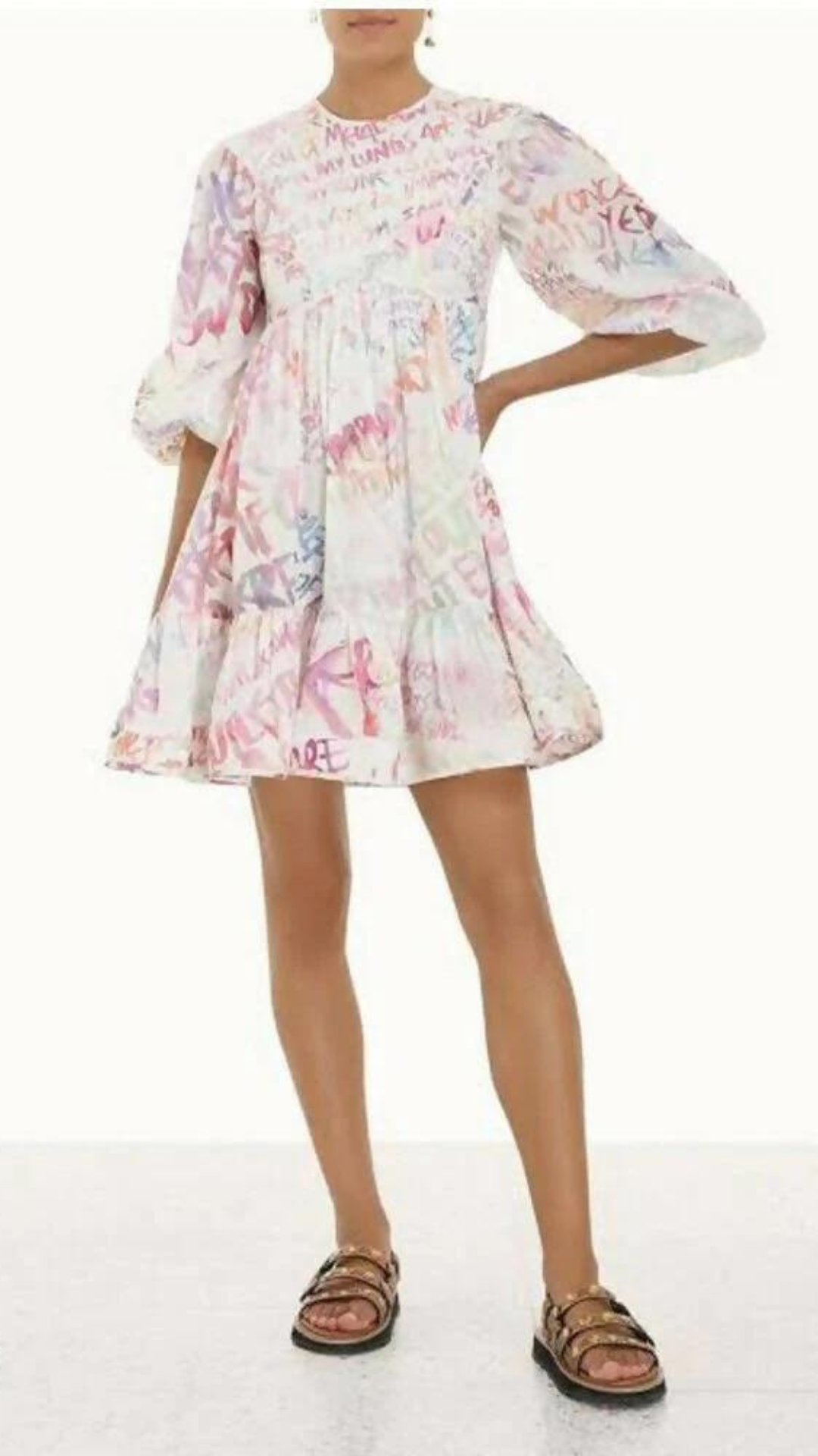 Zimmermann - Dancer Panelled Bodice Mini Dress