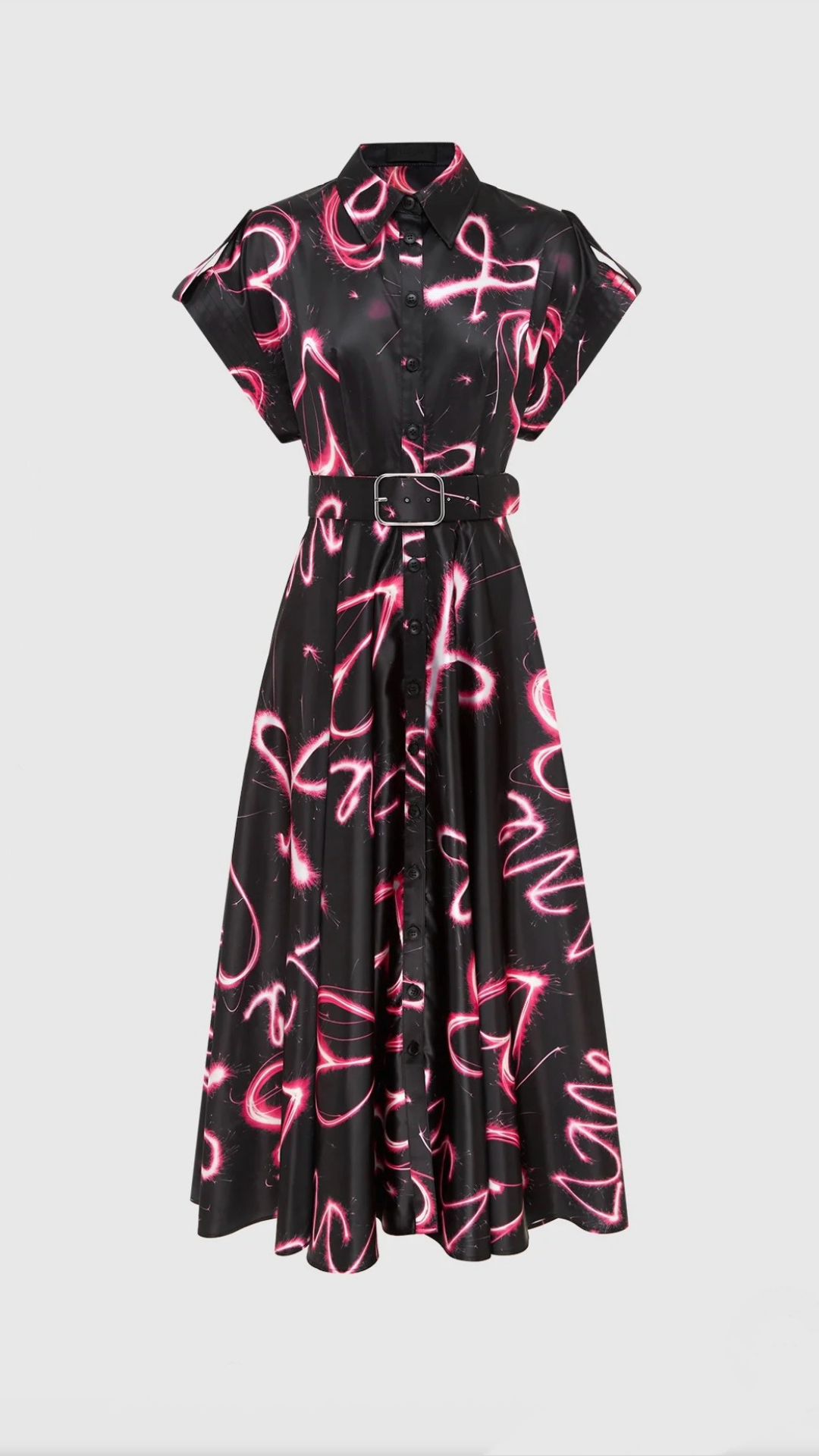 Leo Lin -Anita Pocket Shirt Midi Dress