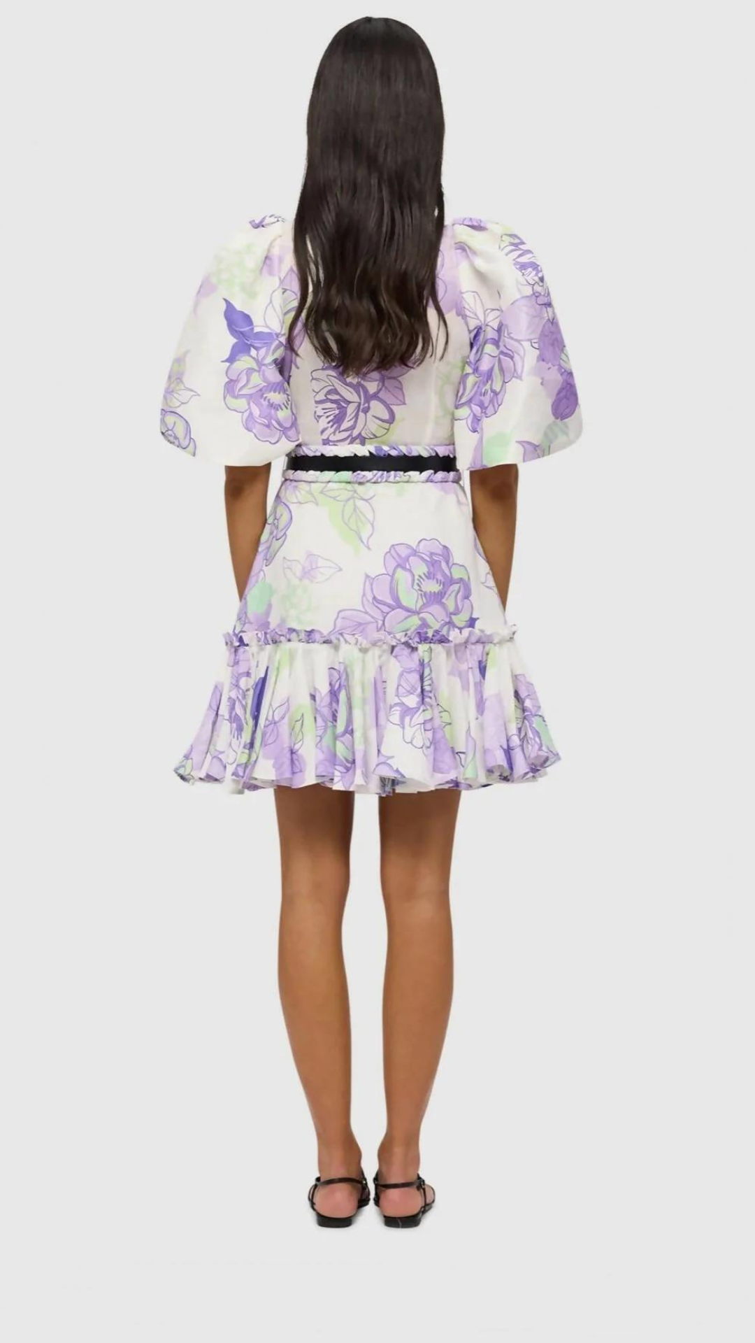 Leo Lin - Sophie Bishop Sleeve Mini Dress