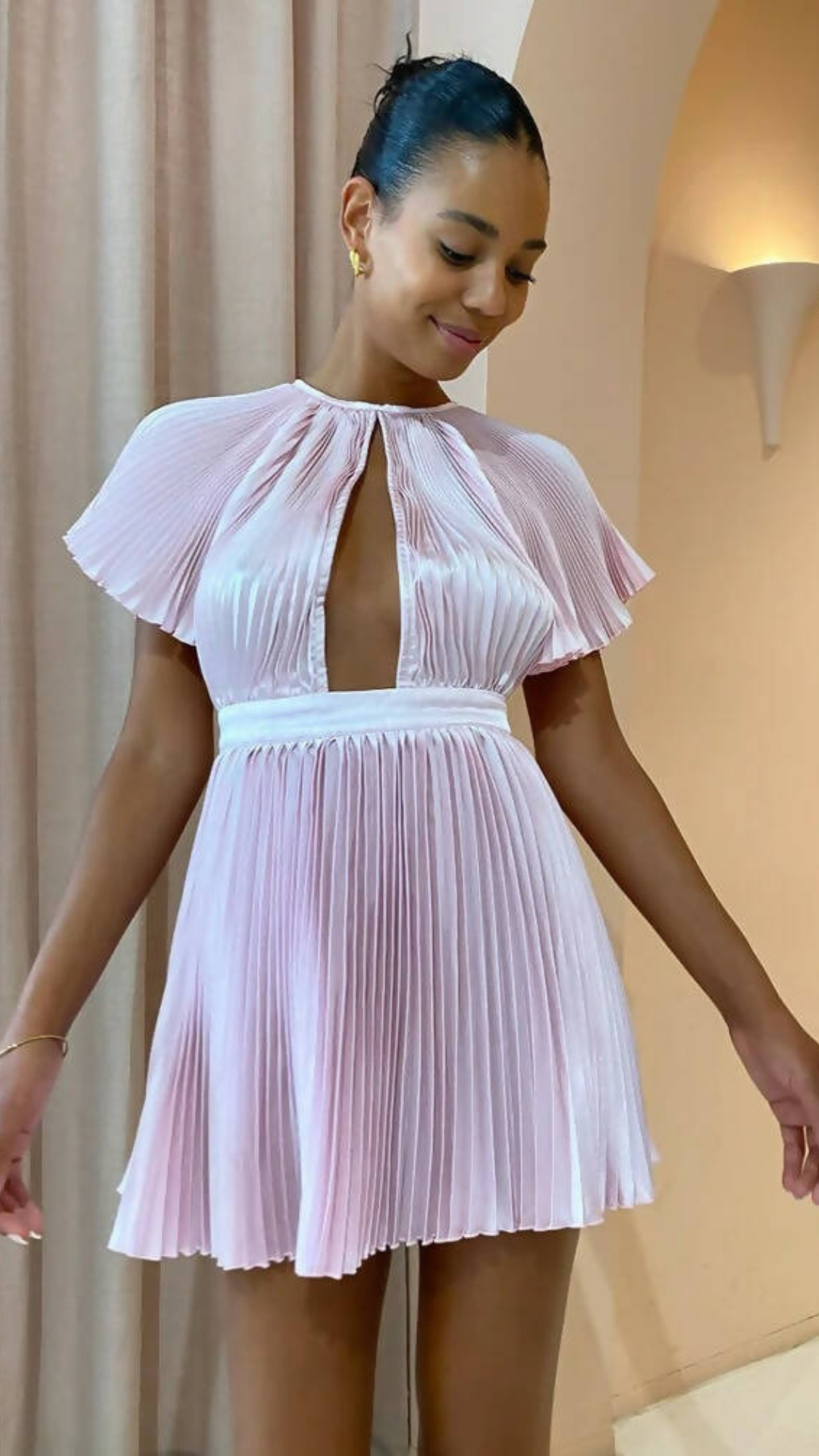 Lidee - Theatre Mini Dress - Pink