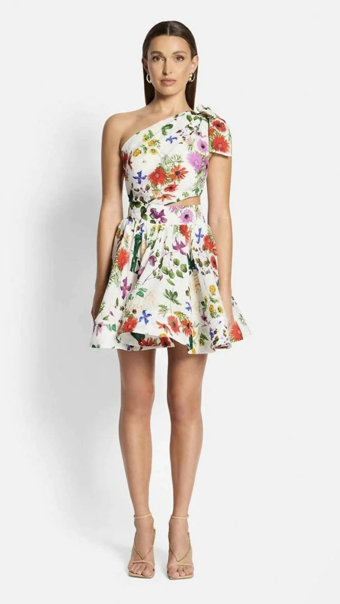 Sofia The Label - Birdie One Shoulder Mini Dress