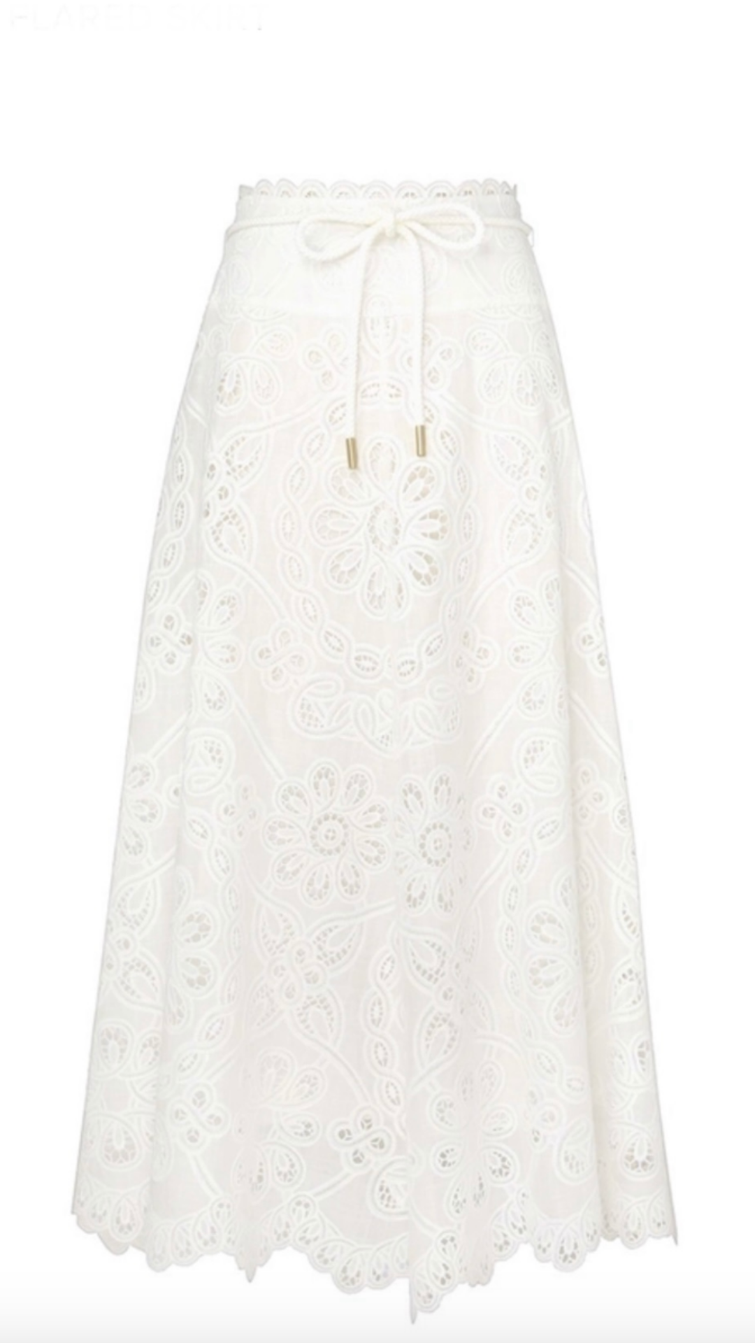 Zimmermann - Ottie Embroidered Bodice & Flared Skirt