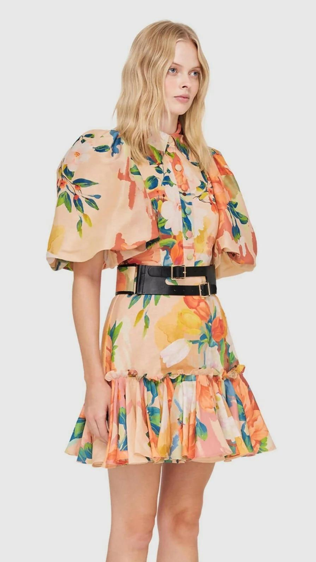 Leo Lin - Florescence Cambridge Mini Dress