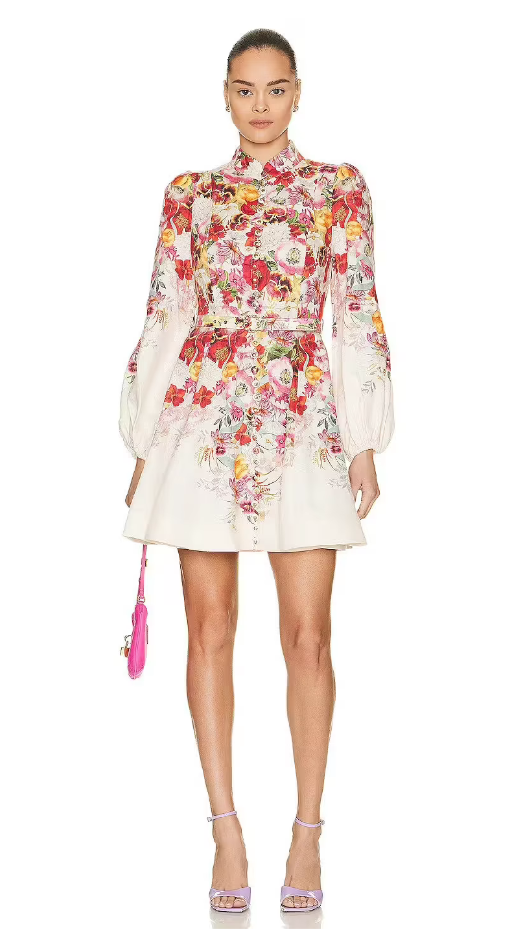 Zimmermann - Wonderland Buttoned Mini Dress