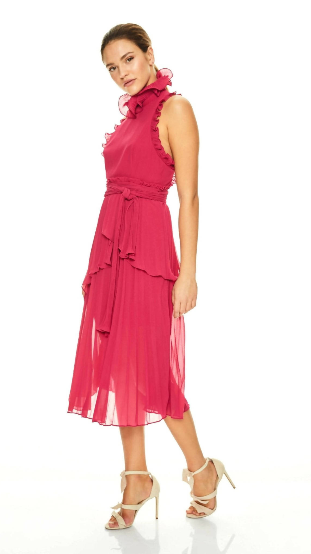 Talulah - Jodi Midi Dress - Raspberry