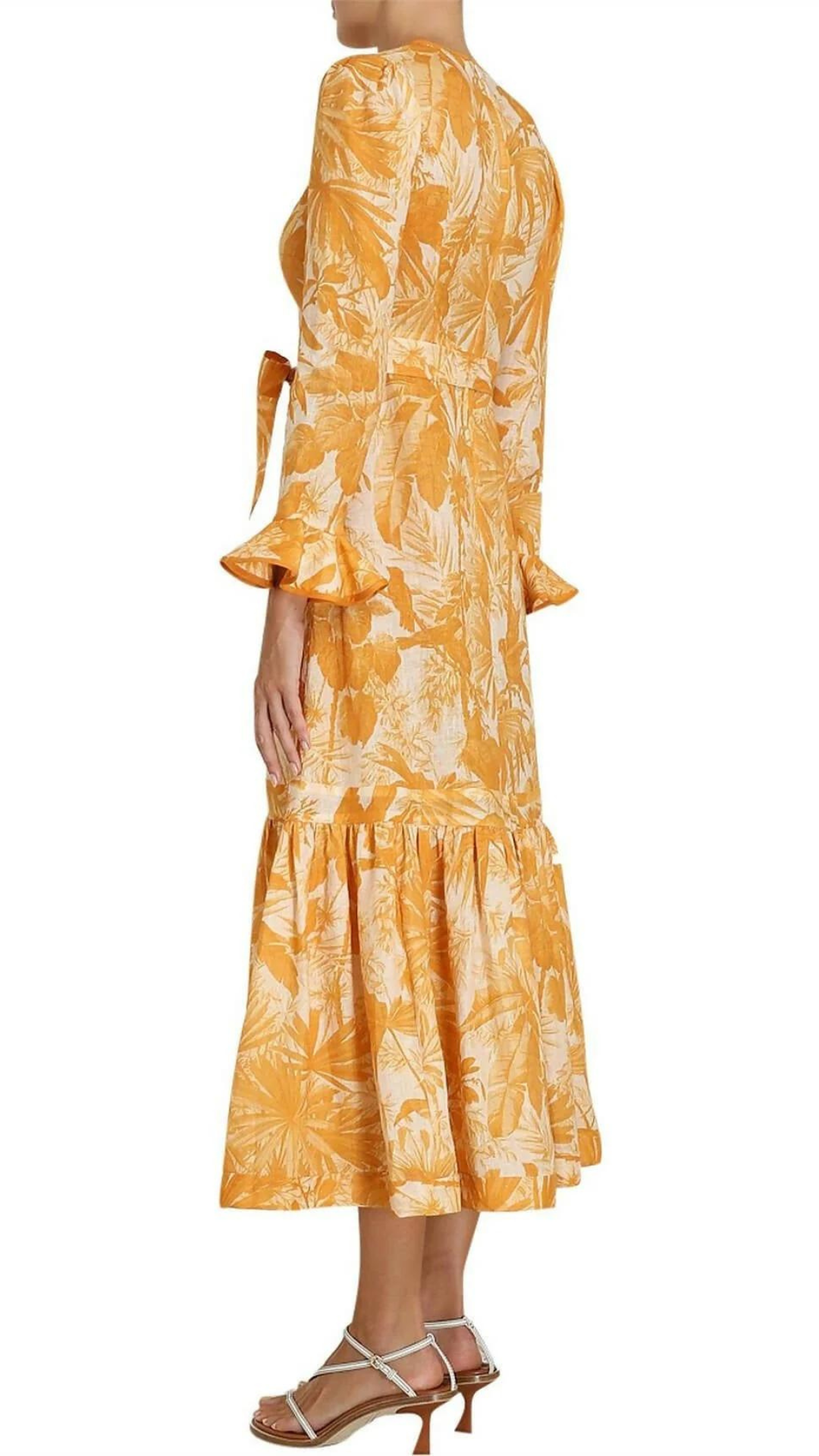 Zimmermann - Mae Frill Midi Dress