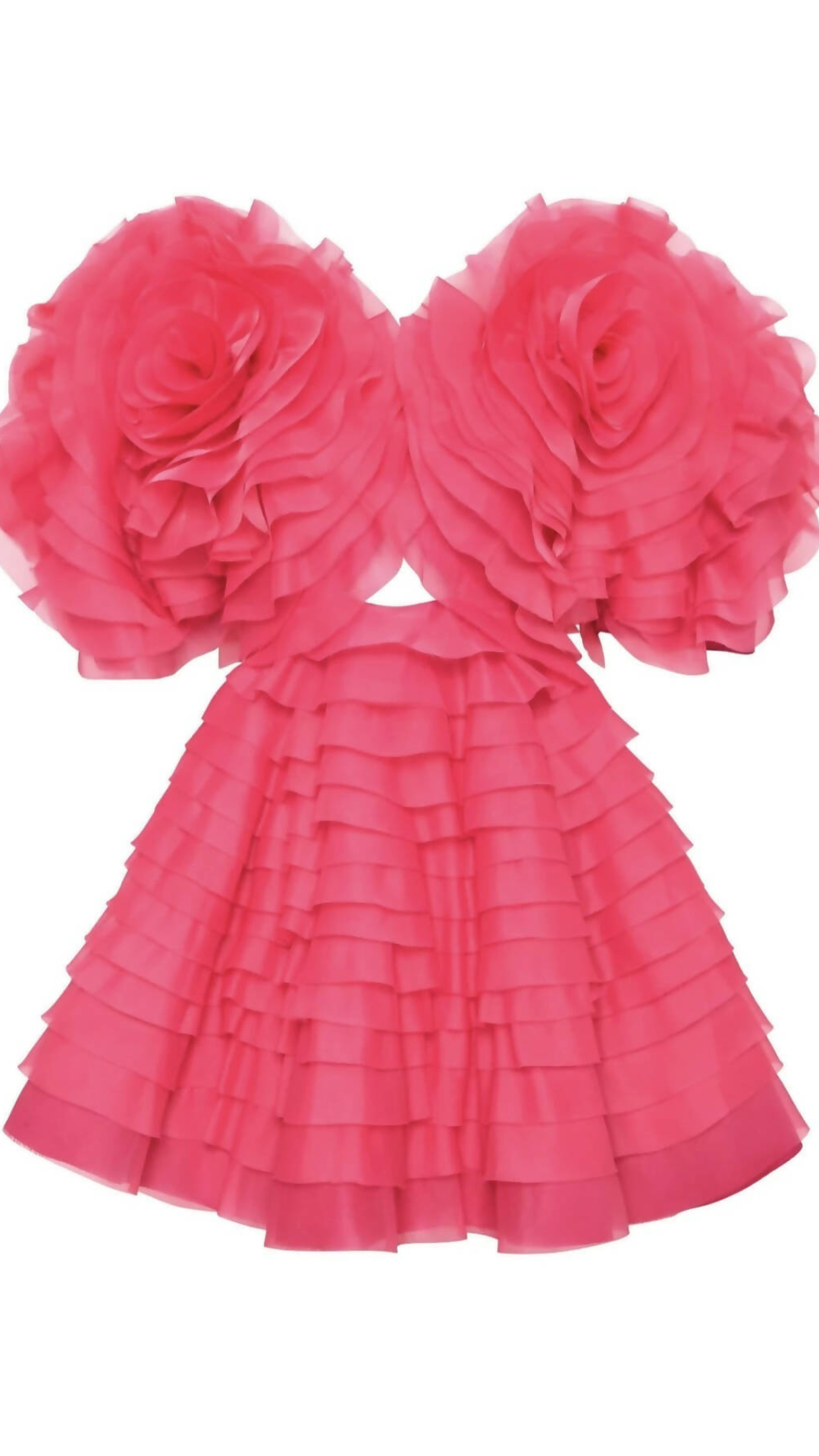 Aje - Amour Ruffle Mini Dress