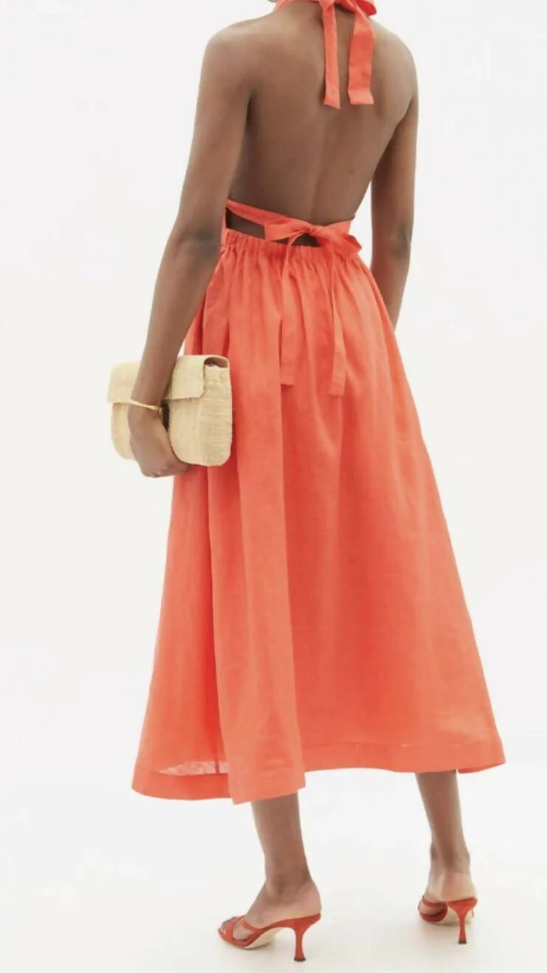 Zimmermann - Shelly Halter Bow Midi Dress
