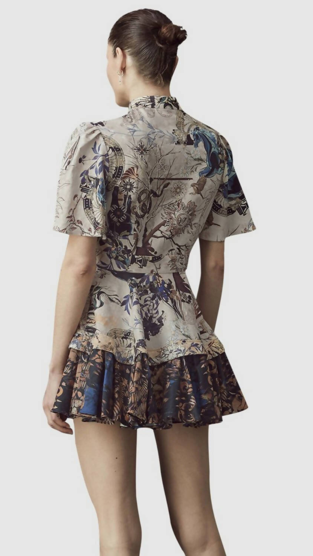 Leo Lin - The Lover Cotton Linen Mini Dress - Beige