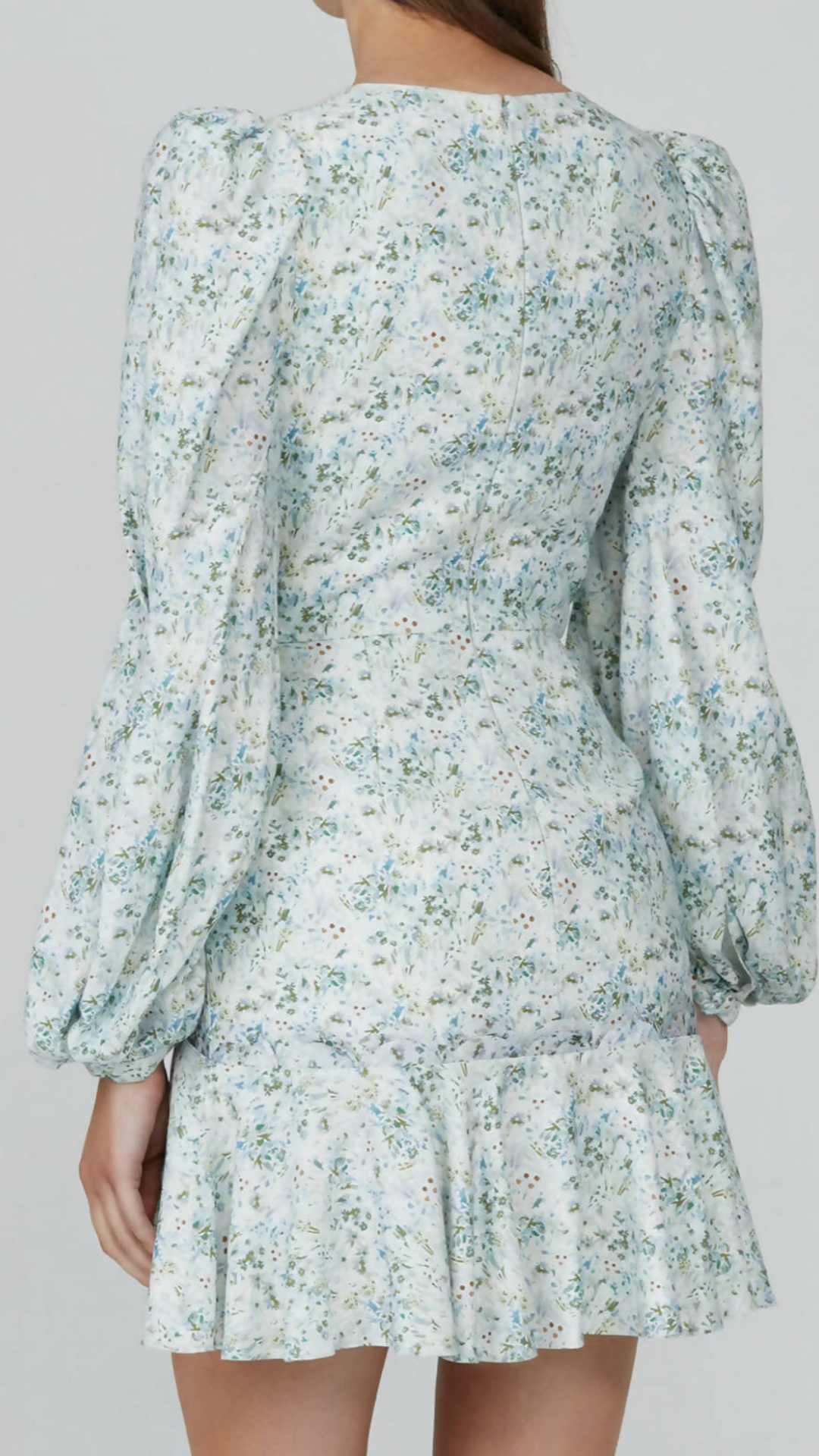 Acler - Dixon Dress -Blue Fields