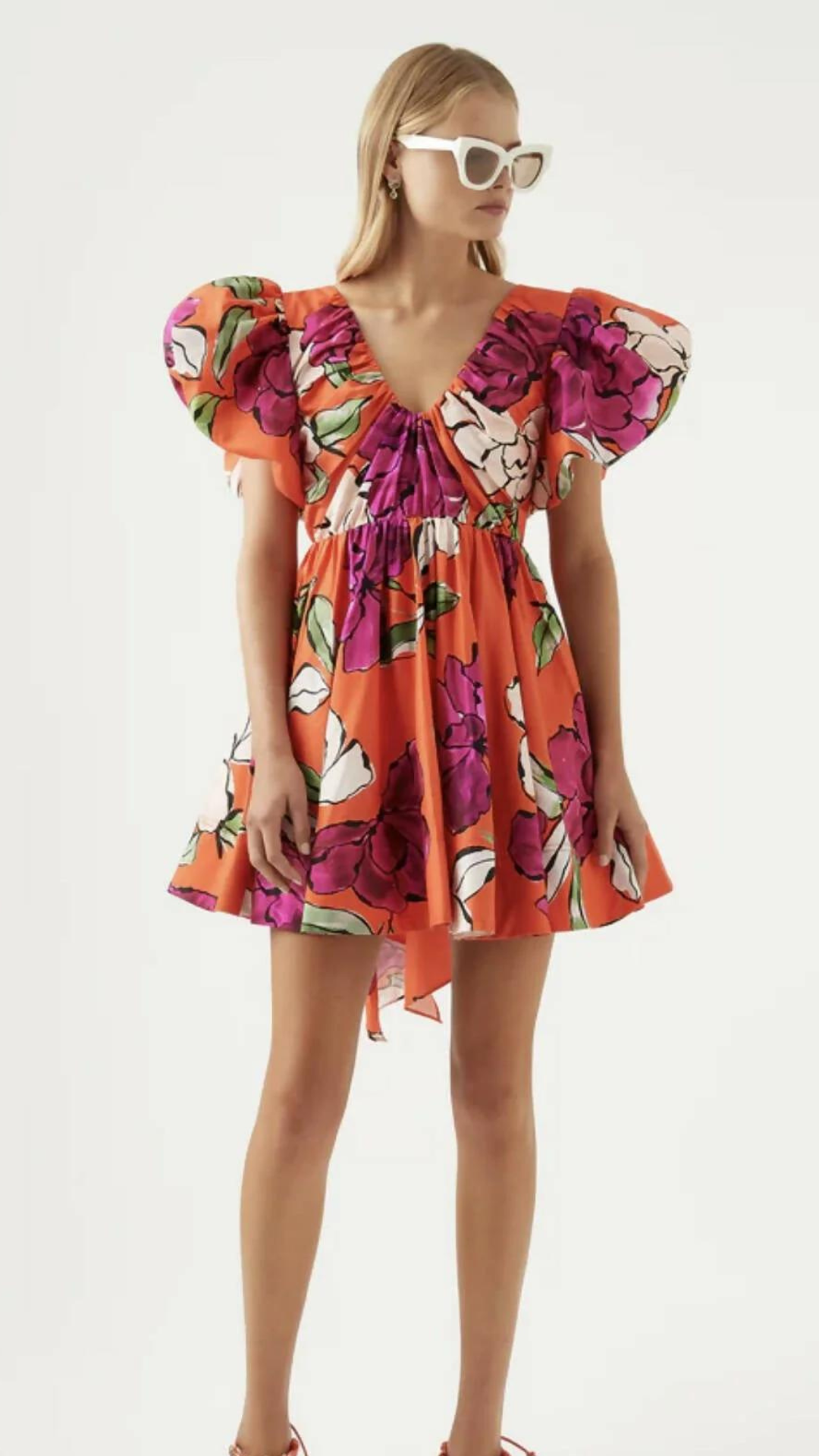 Aje - Gretta Bow Back Mini Dress
