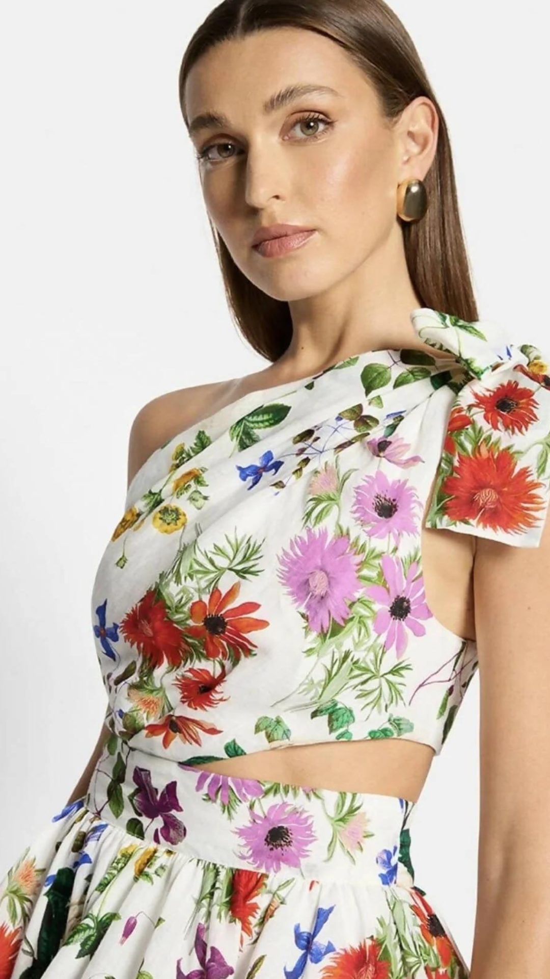 Sofia The Label - Birdie One Shoulder Mini Dress