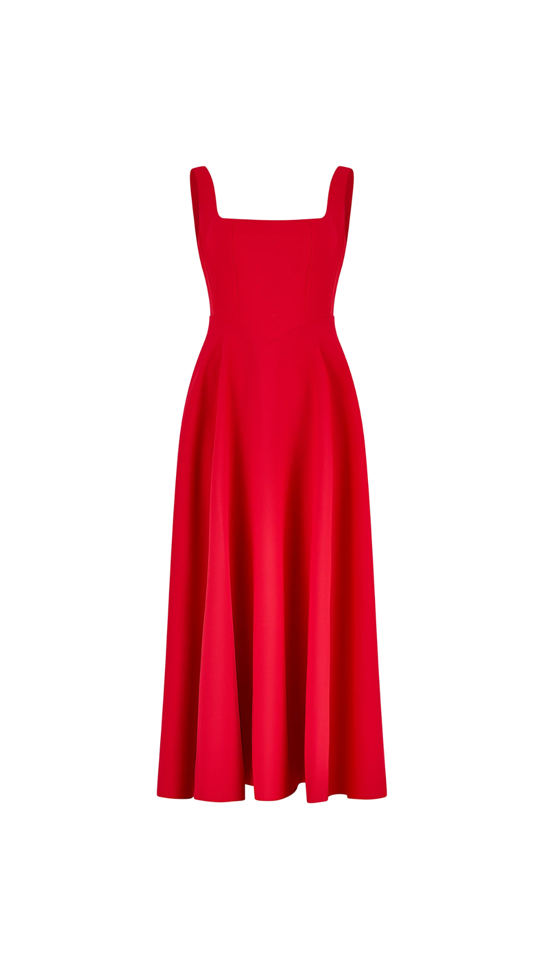 Odd Muse - Square Neck Midi Dress