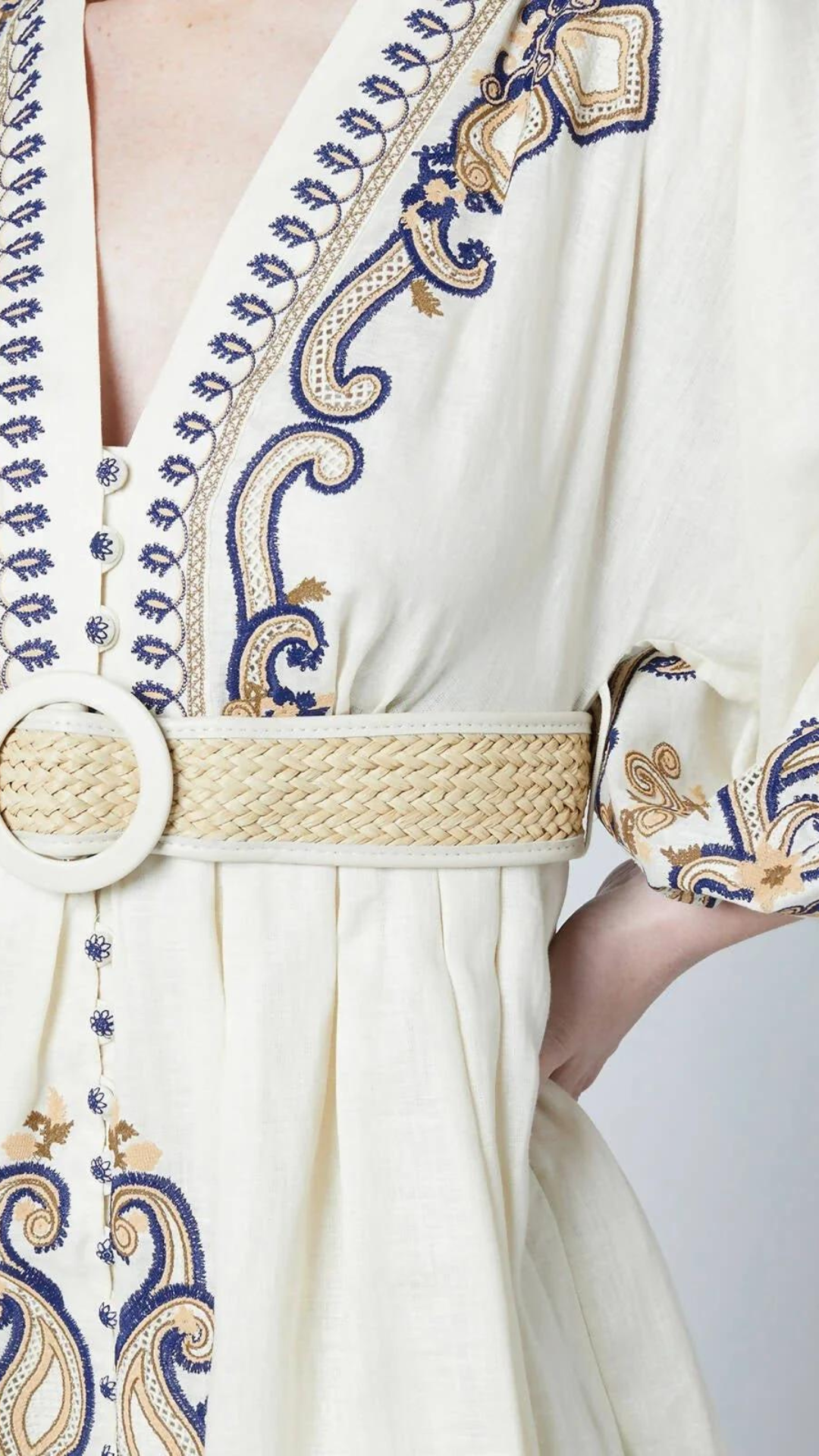 Zimmermann - Aliane Paisley Short Dress