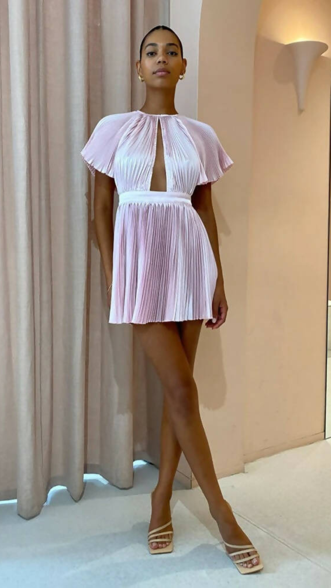 Lidee - Theatre Mini Dress - Pink
