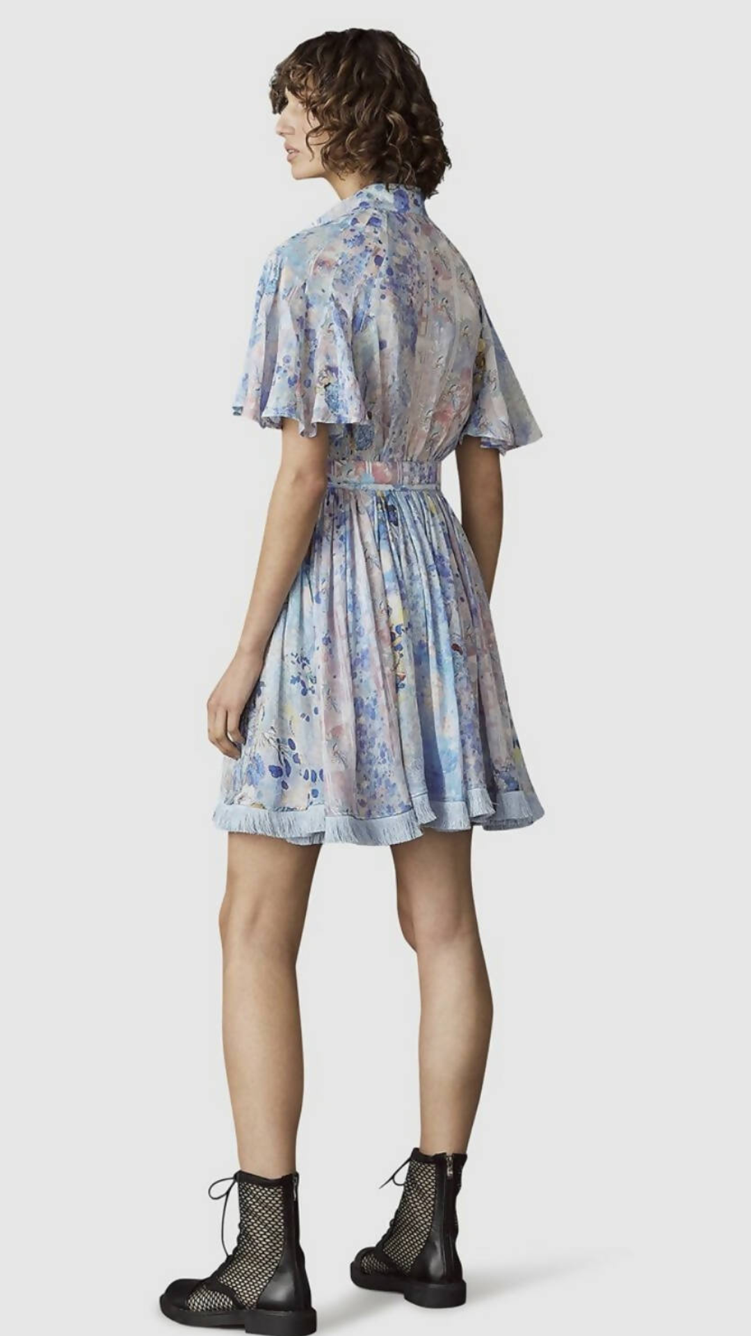 Leo Lin - Daisy Silk Linen Mini Dress