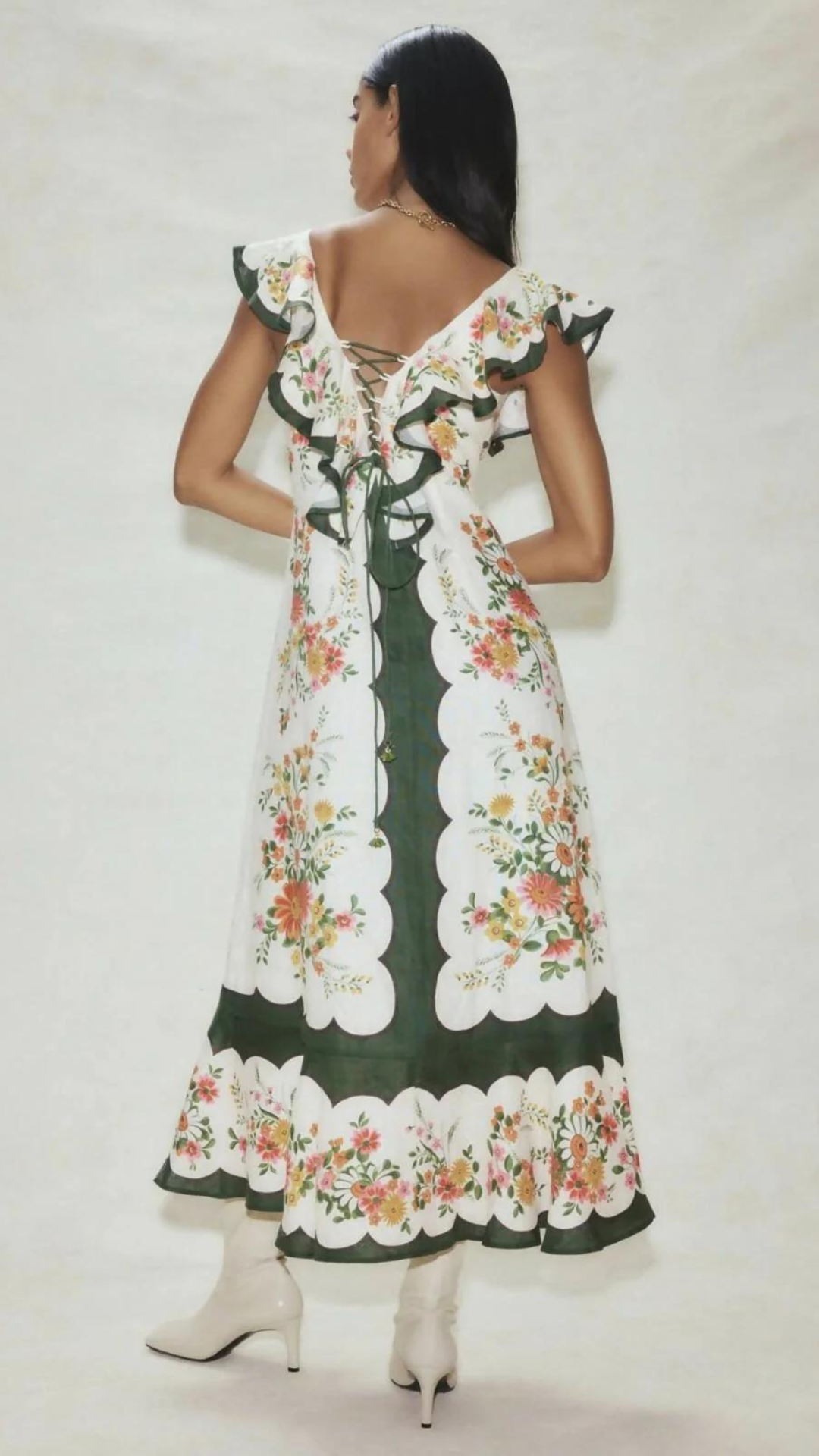Alemais - Elisabetta Ruffle Midi Dress