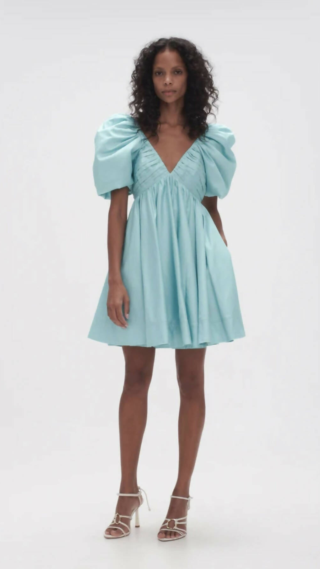 Aje - Gabrielle Plunge Mini Dress