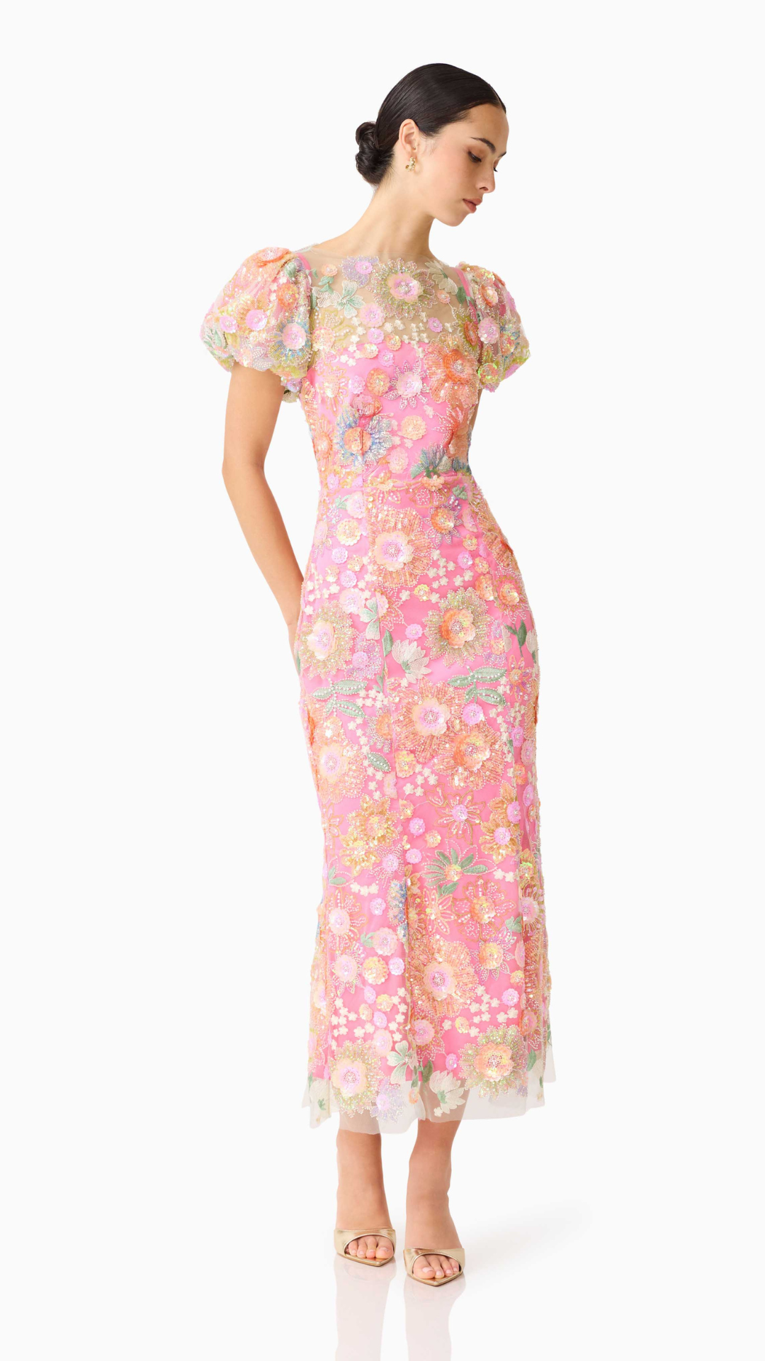 Elliatt - Nathalie Puff Sleeve Gown