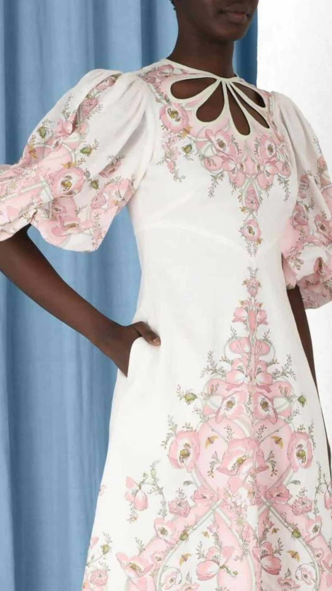 Zimermann - Jeannie Keyhole Midi Dress