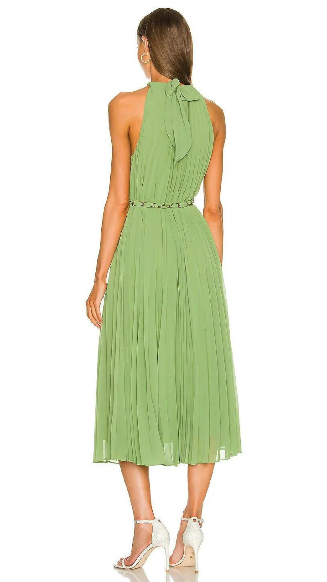 Zimmermann - Sunray Pleat Midi Dress - Sage