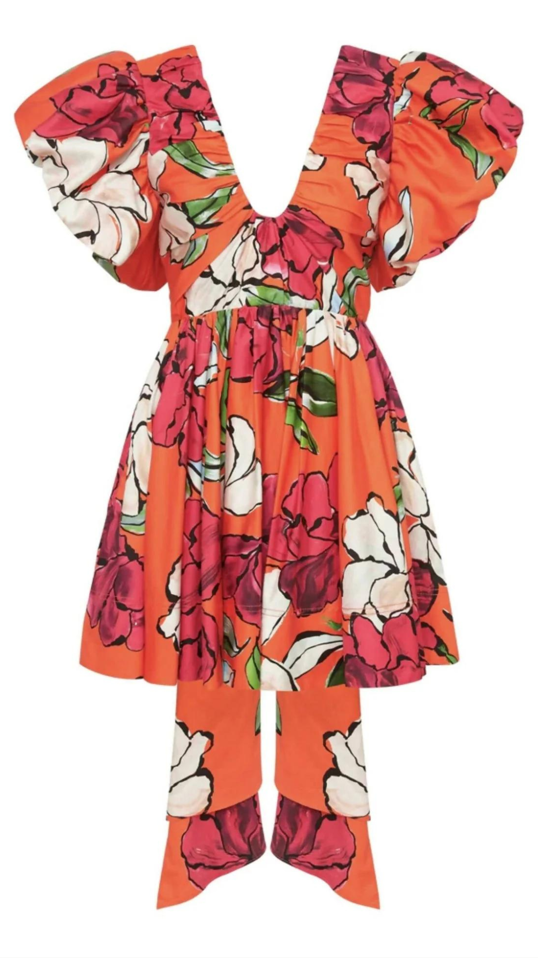 Aje - Gretta Bow Back Mini Dress