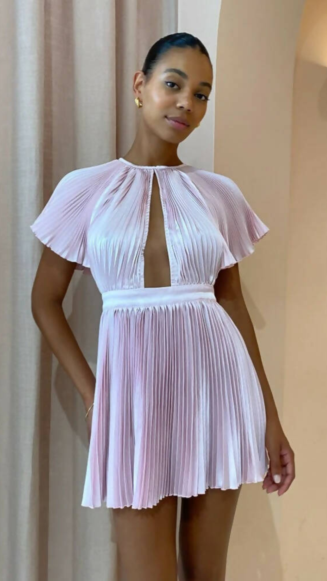 Lidee - Theatre Mini Dress - Pink
