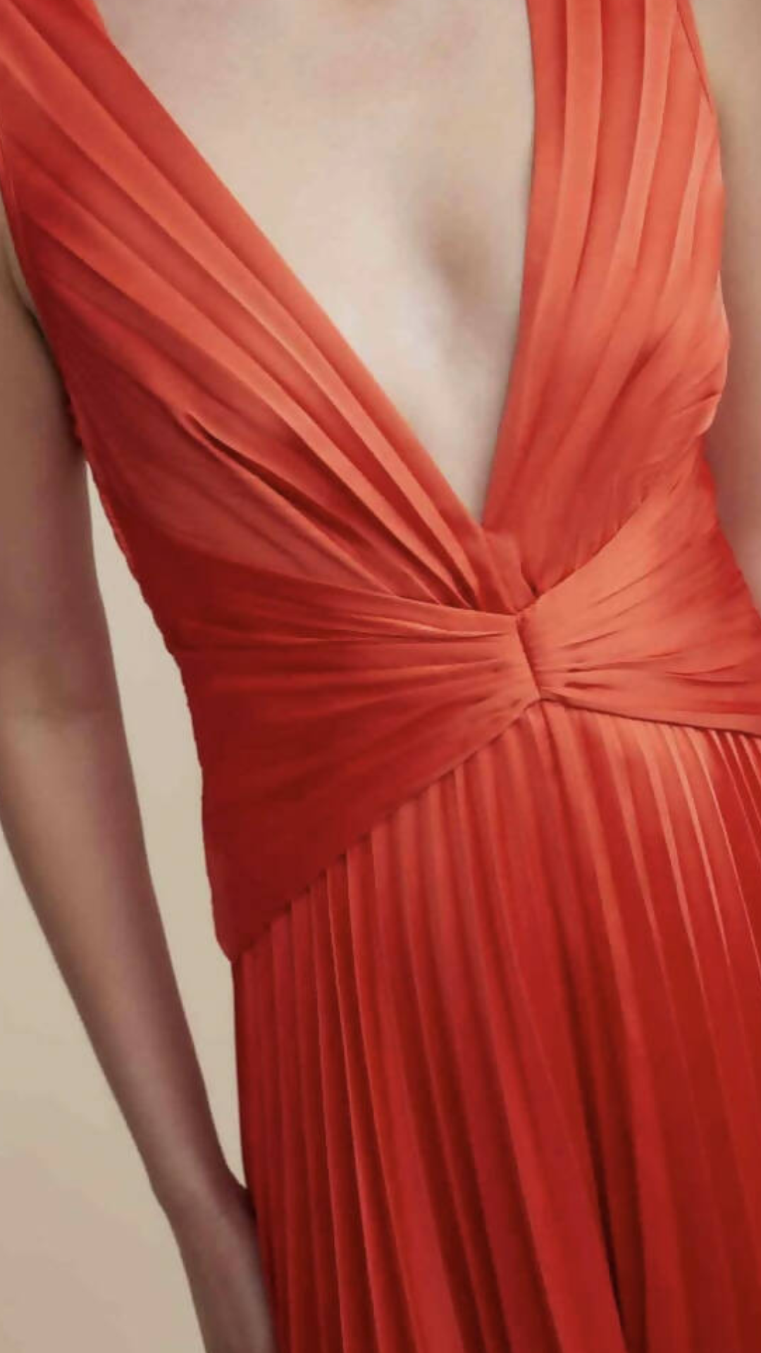Acler - Darley Midi Dress - Watermelon Red