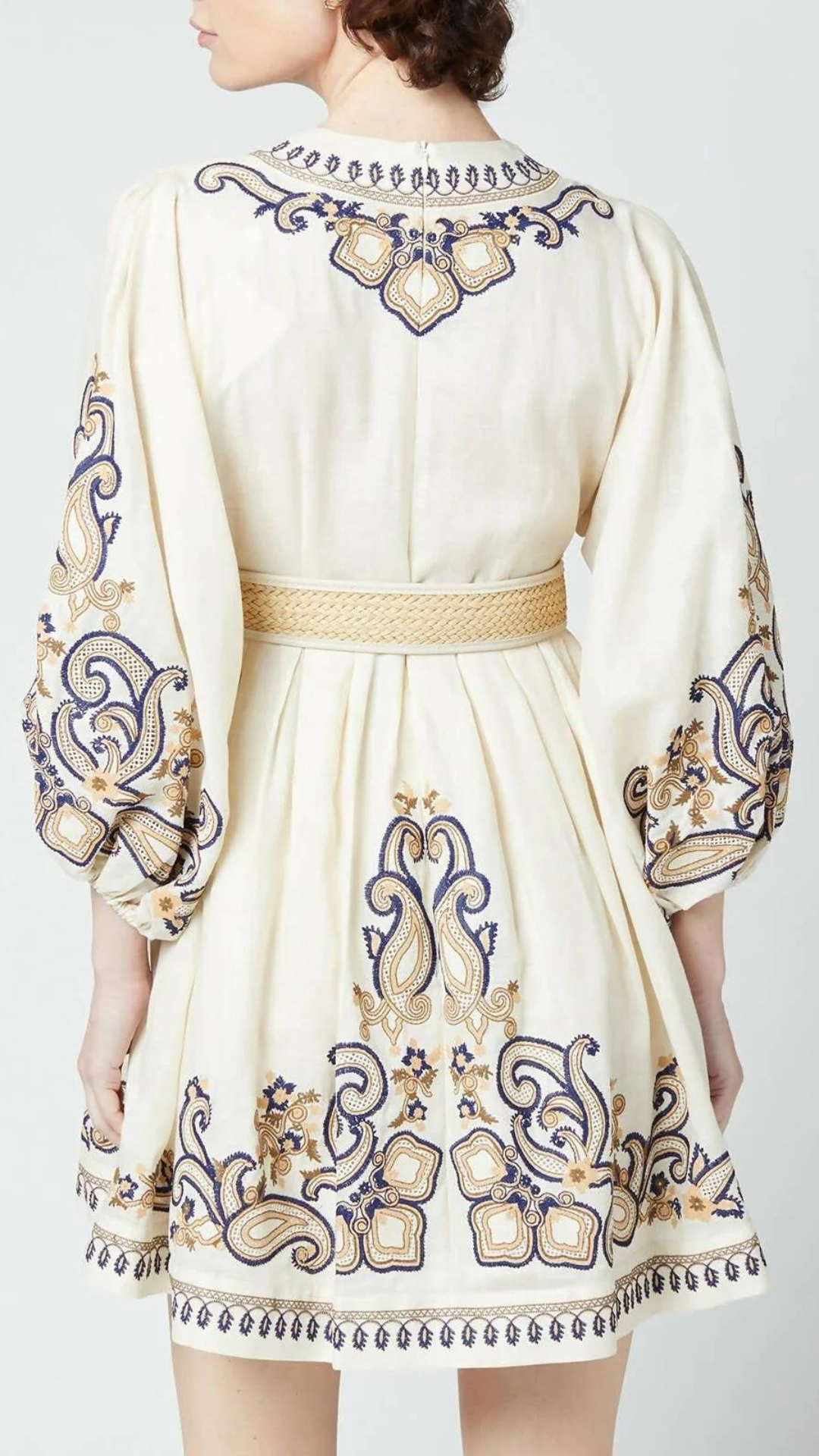 Zimmermann - Aliane Paisley Short Dress