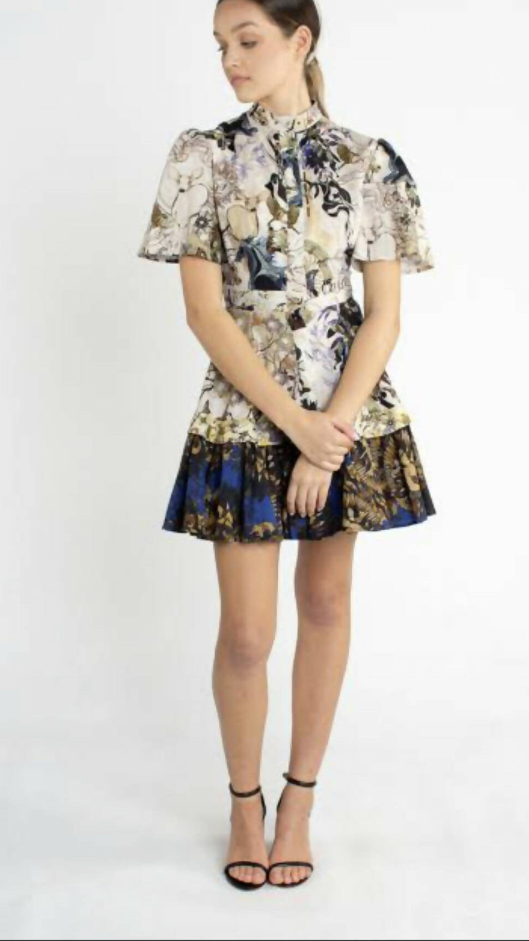 Leo Lin - The Lover Cotton Linen Mini Dress - Beige