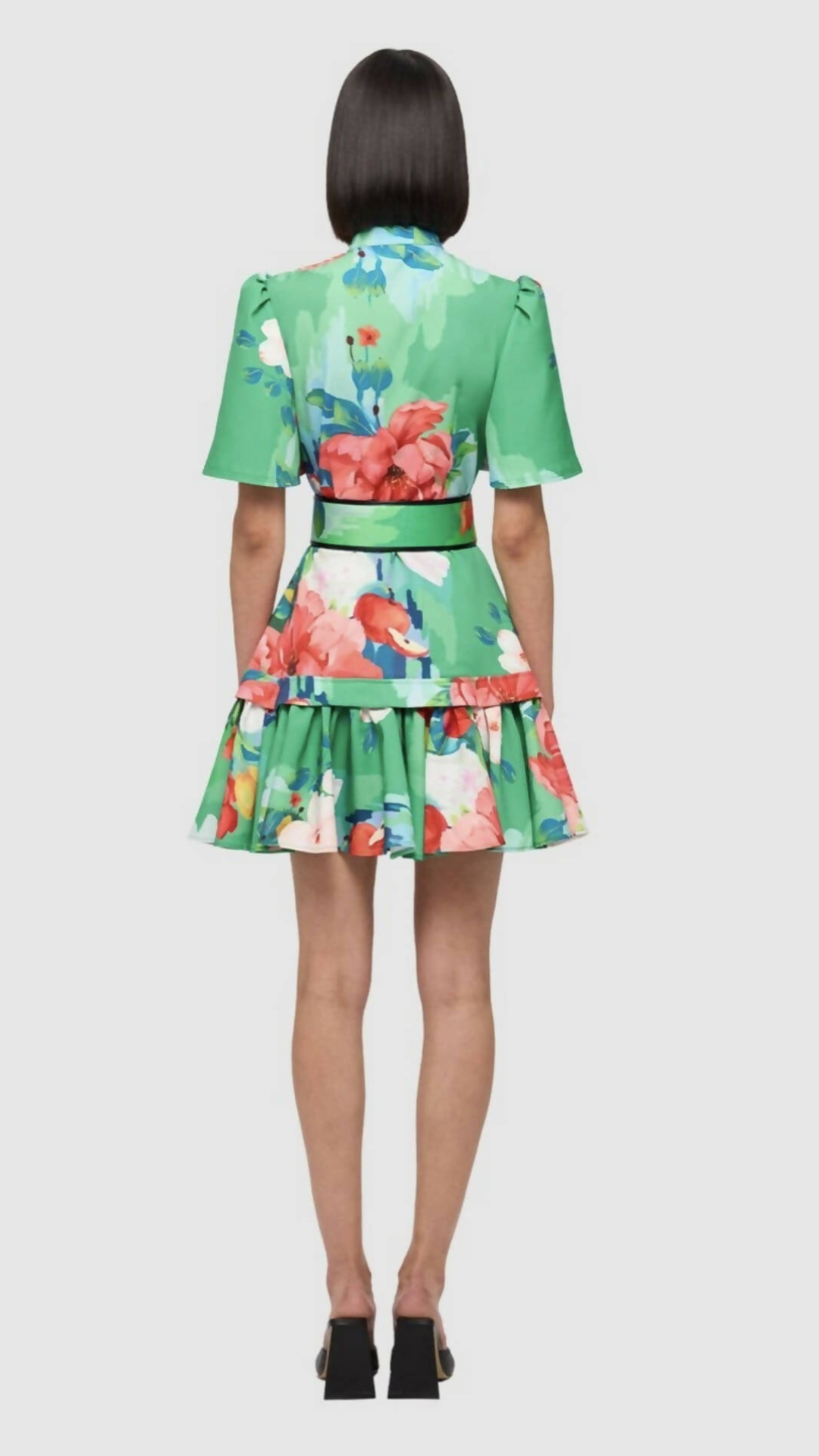 Leo Lin - Florescence Shirt Mini Dress