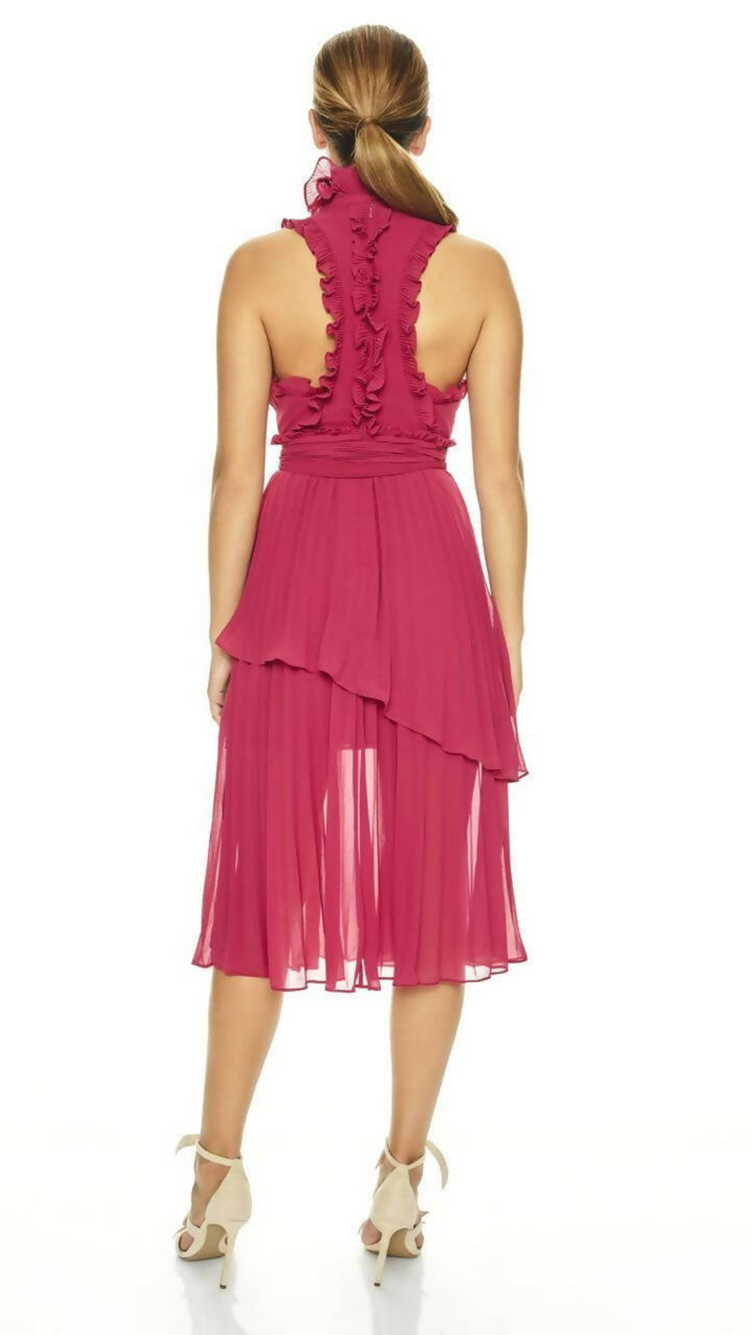 Talulah - Jodi Midi Dress - Raspberry