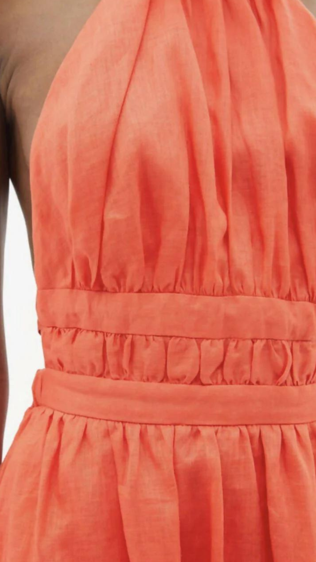 Zimmermann - Shelly Halter Bow Midi Dress