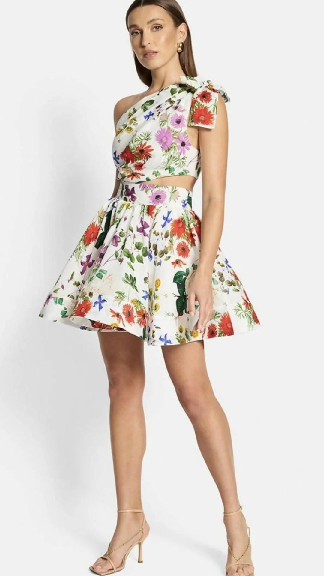 Sofia The Label - Birdie One Shoulder Mini Dress