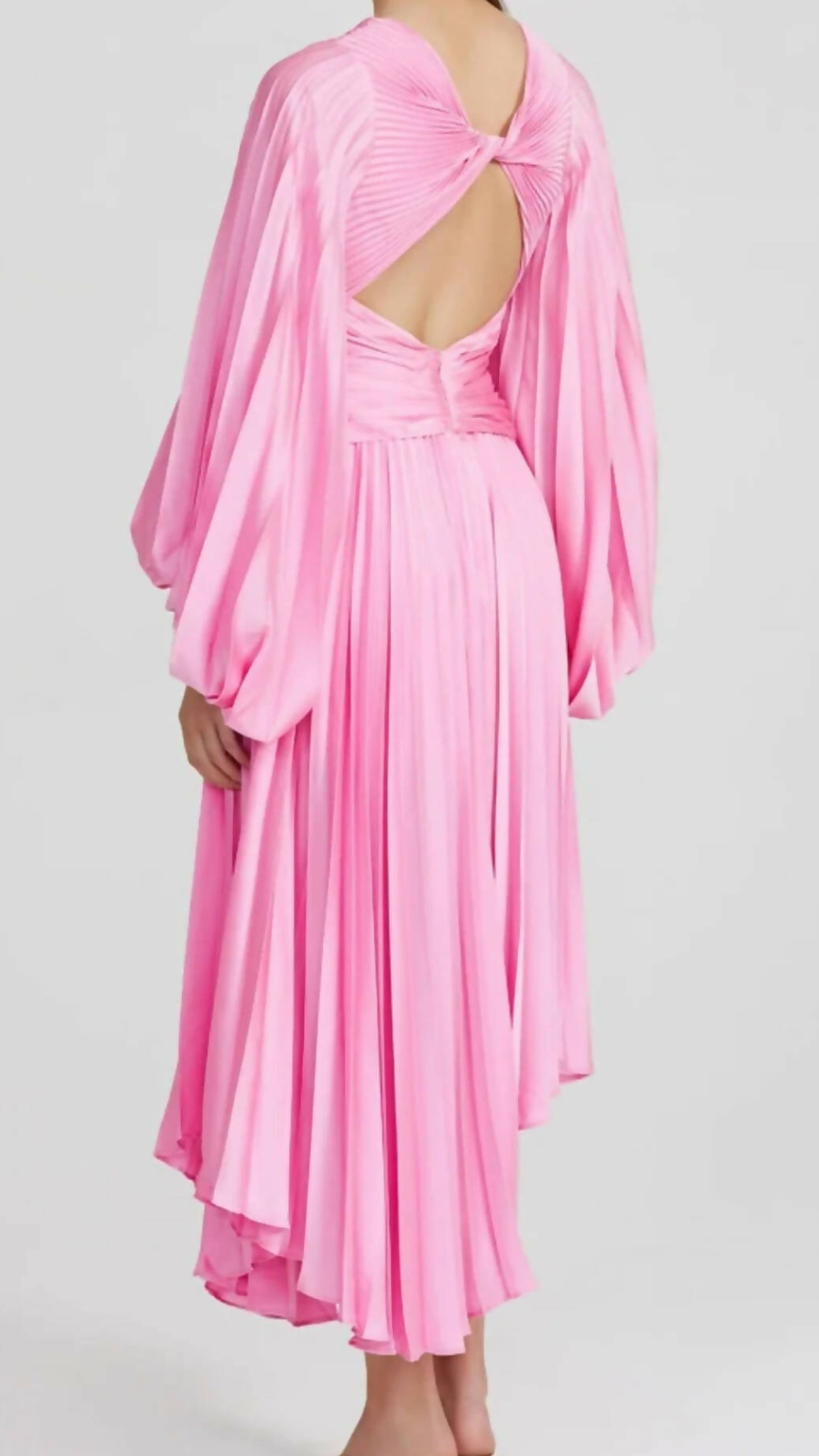 Acler - Palms Midi Dress - Pop Pink