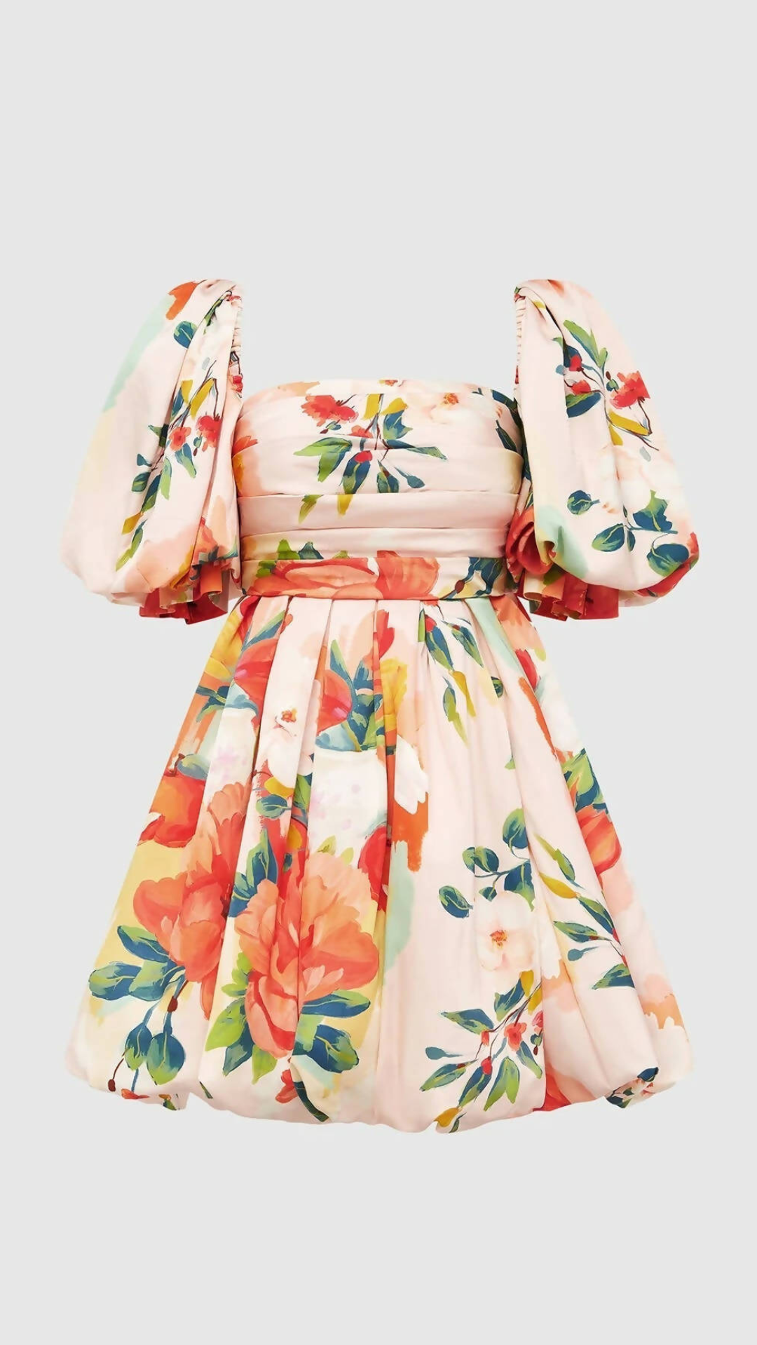 Leo Lin - Florescence Bubble Mini Dress