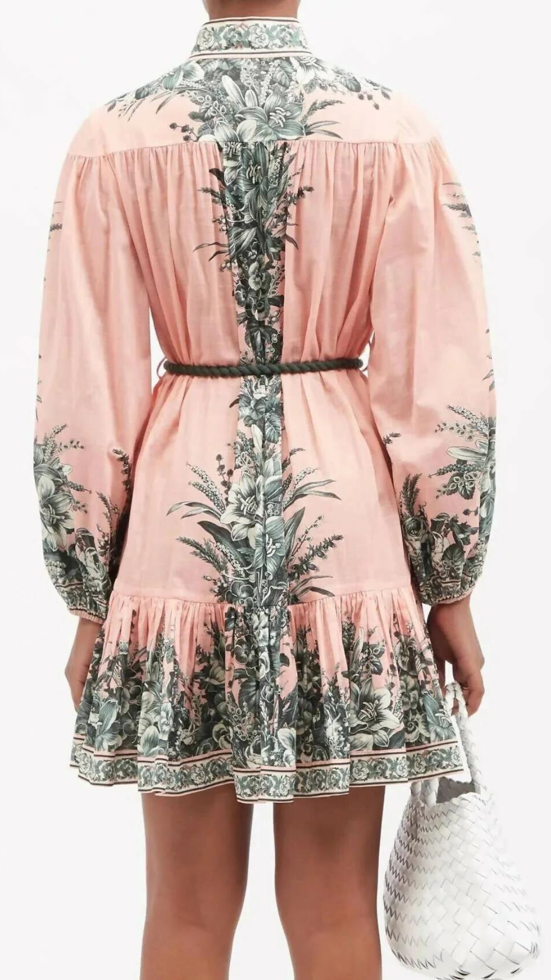Zimmermann - Moonshine Drop Waist Mini Dress