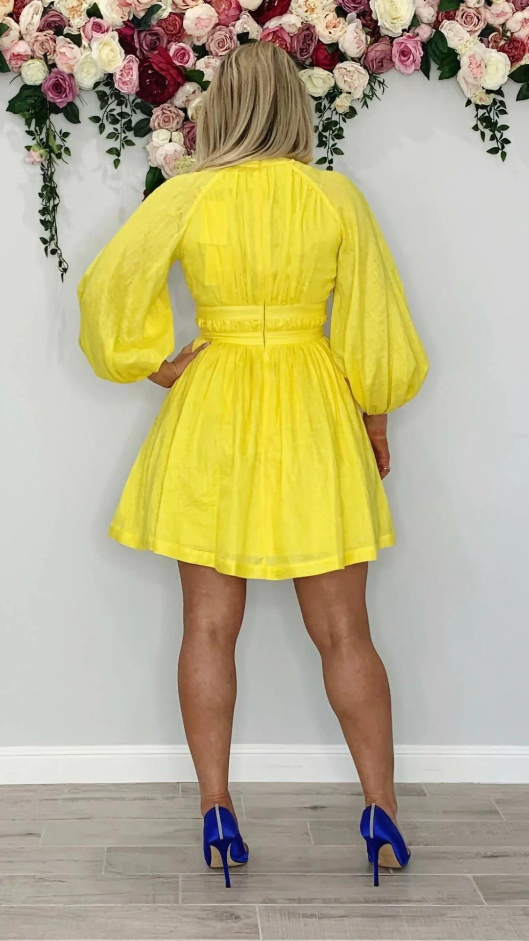 Zimmermann - Shelly Plunge Bow Mini Dress