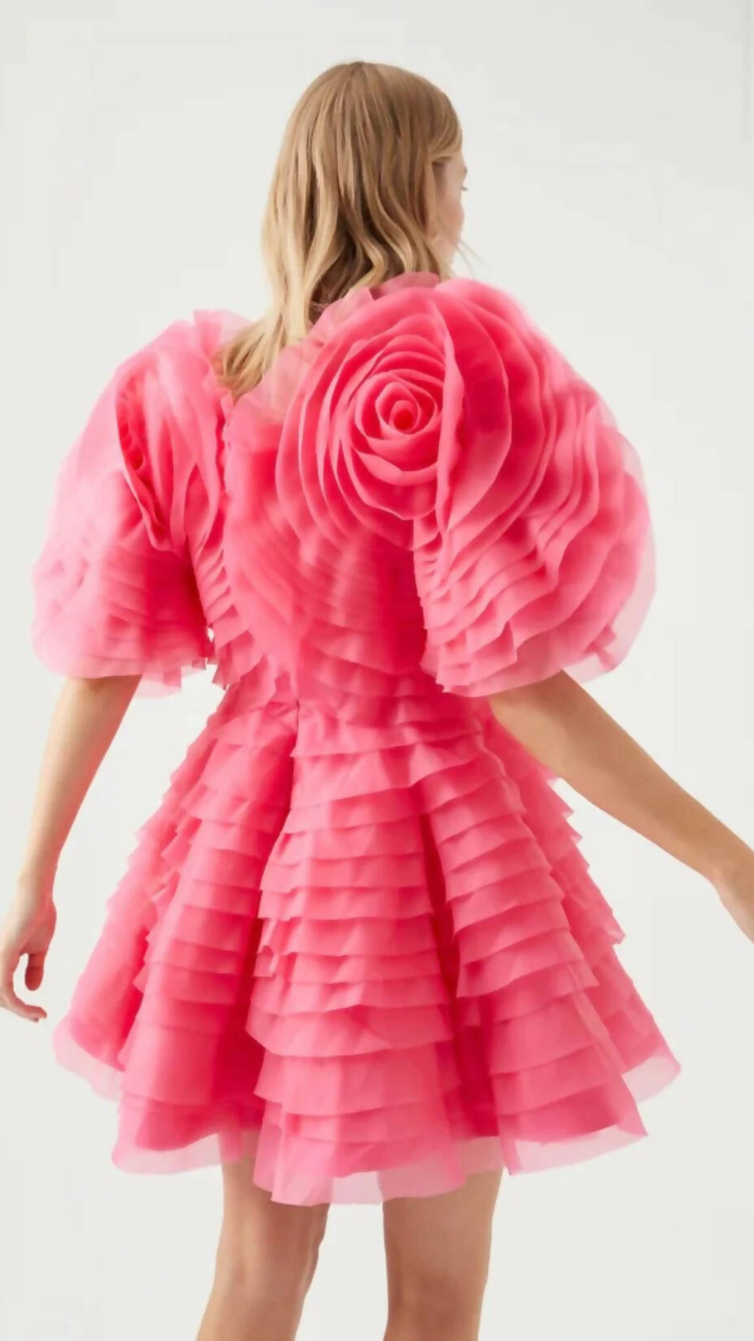 Aje - Amour Ruffle Mini Dress