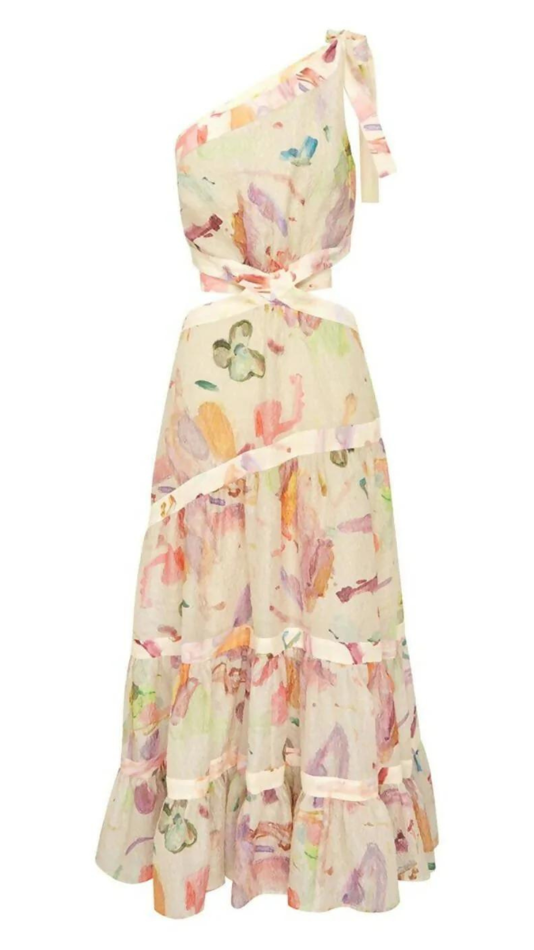 Alemais - Annie One Shoulder Midi Dress
